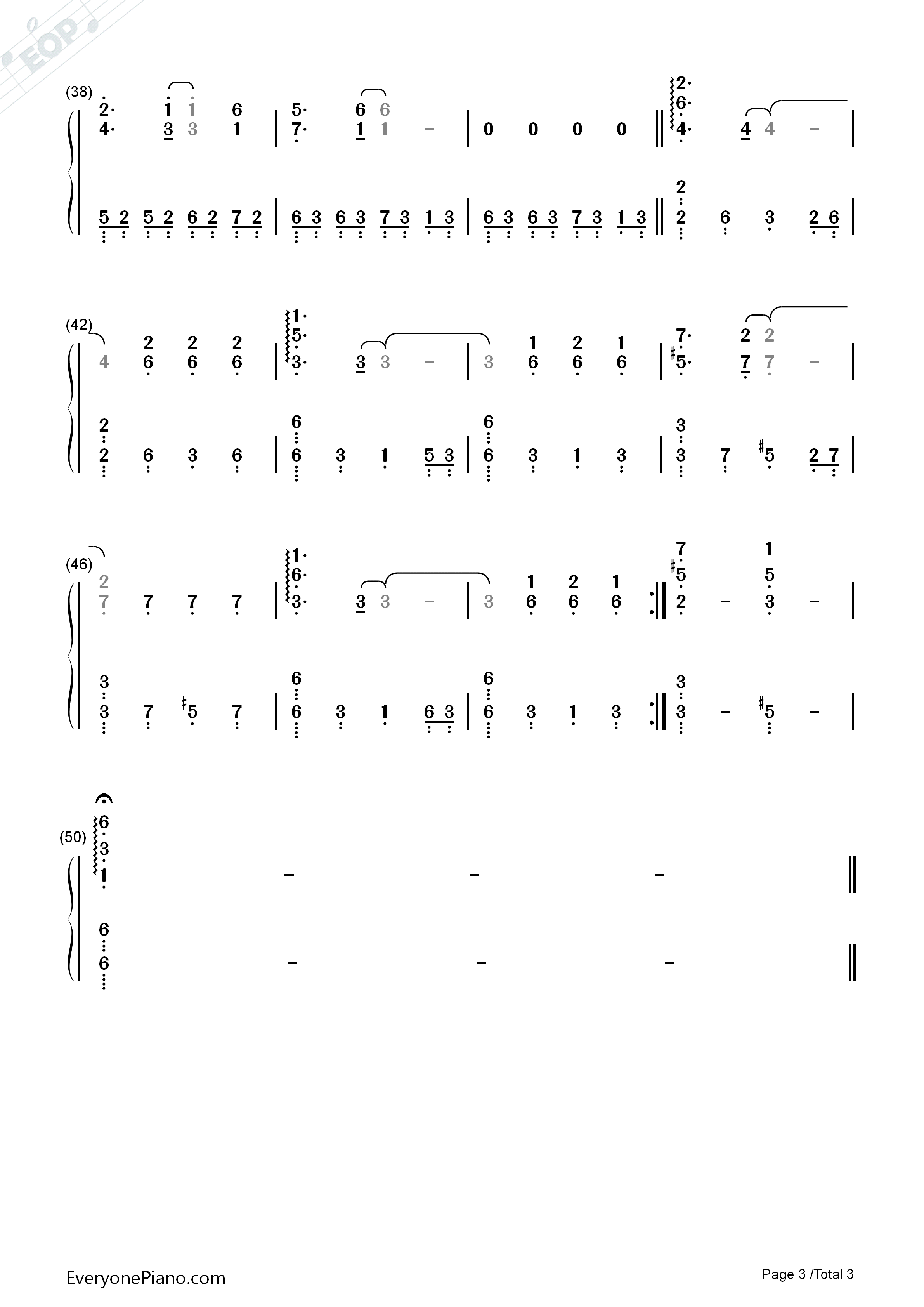一生所爱钢琴简谱_舒淇演唱
