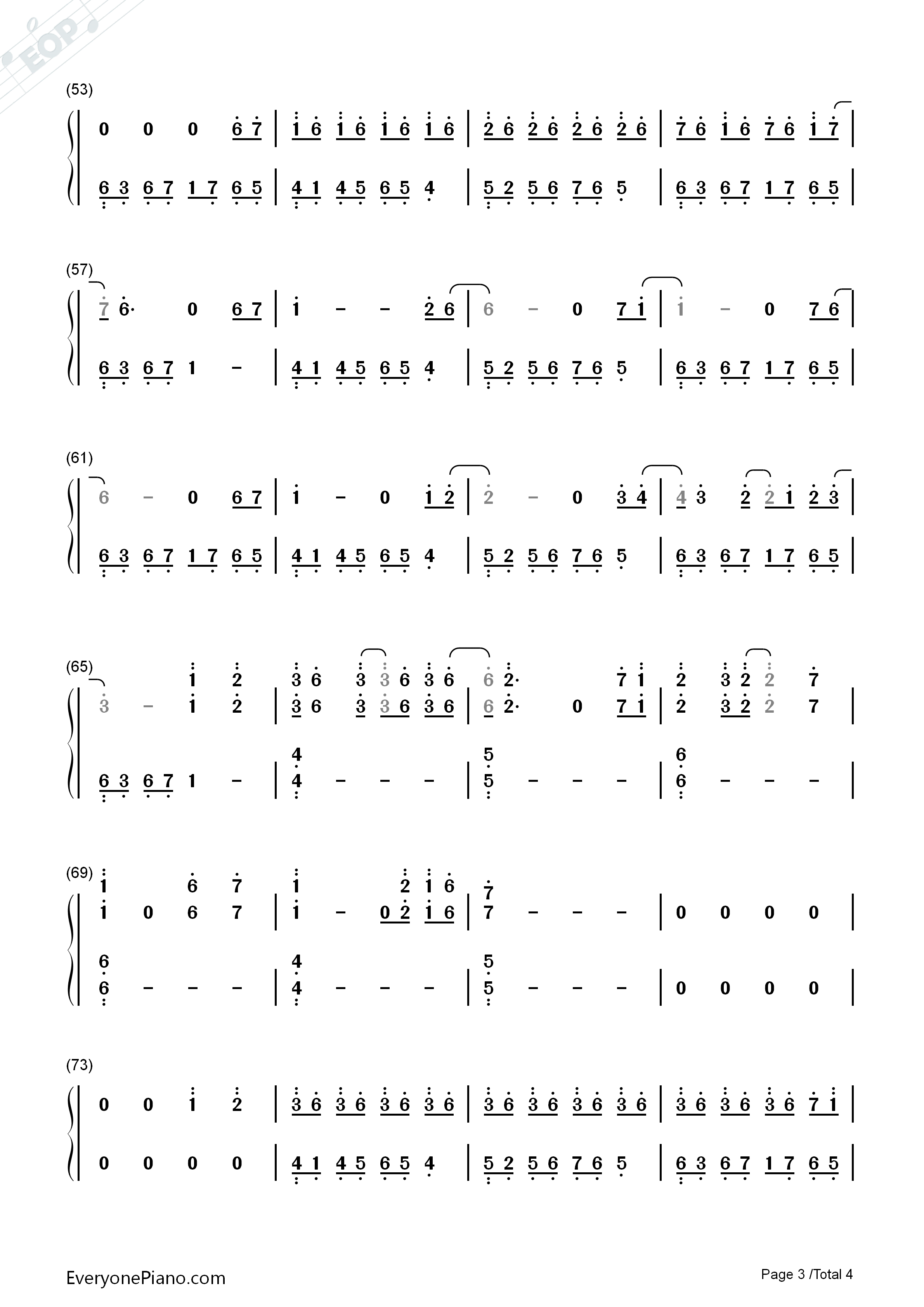 Where_Are_You钢琴简谱_AniFace演唱