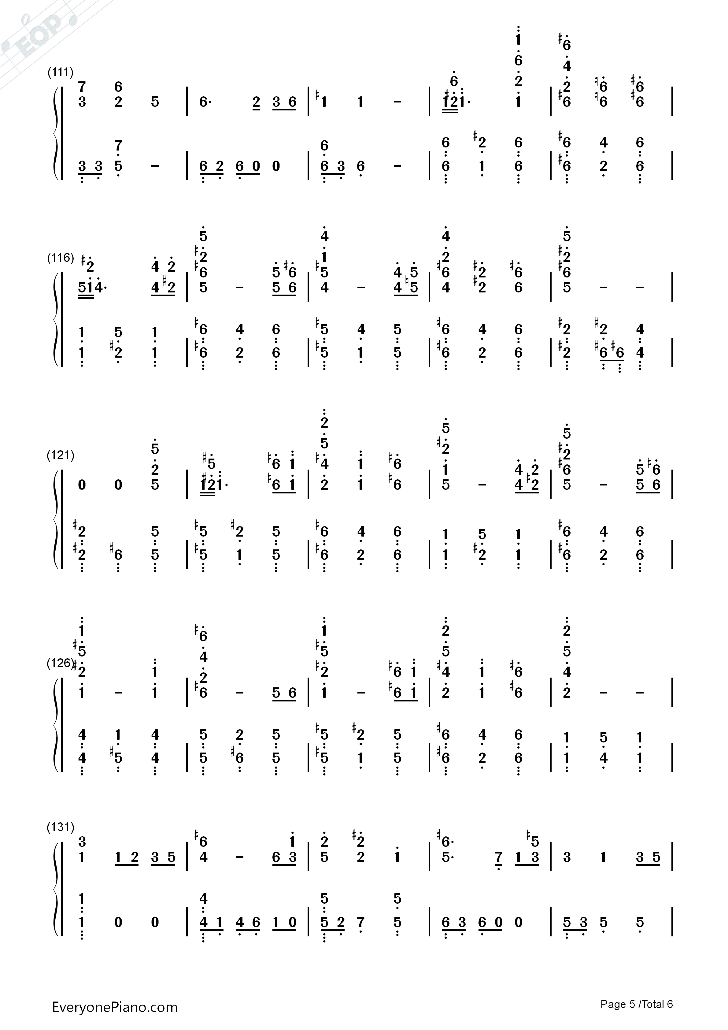 草原の涙钢琴简谱_矶村由纪子演唱