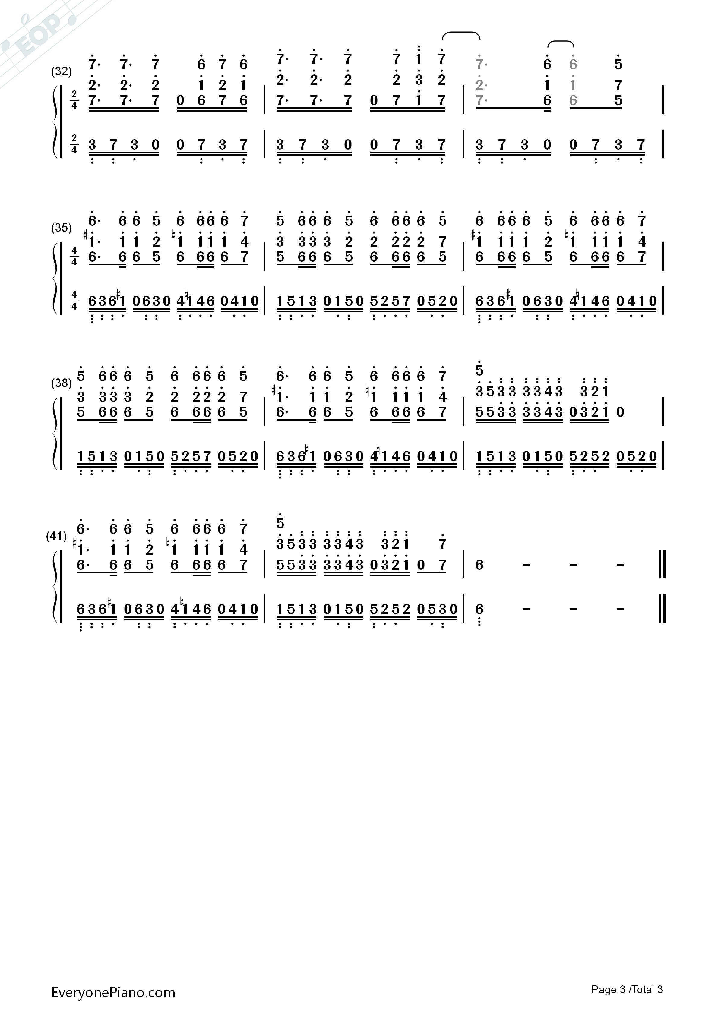 Numb钢琴简谱_Linkin_Park_林肯公园演唱