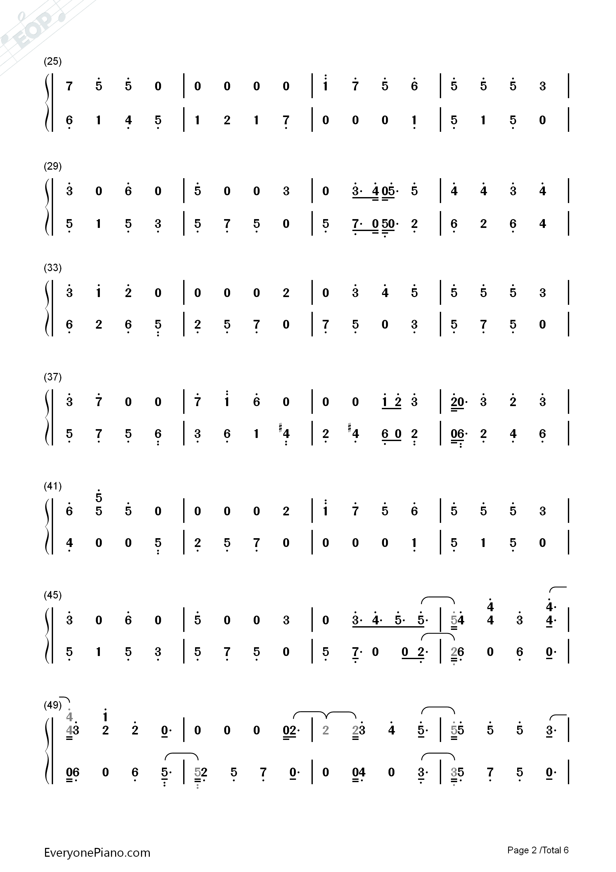 如果一切没有发生过钢琴简谱_张碧晨演唱