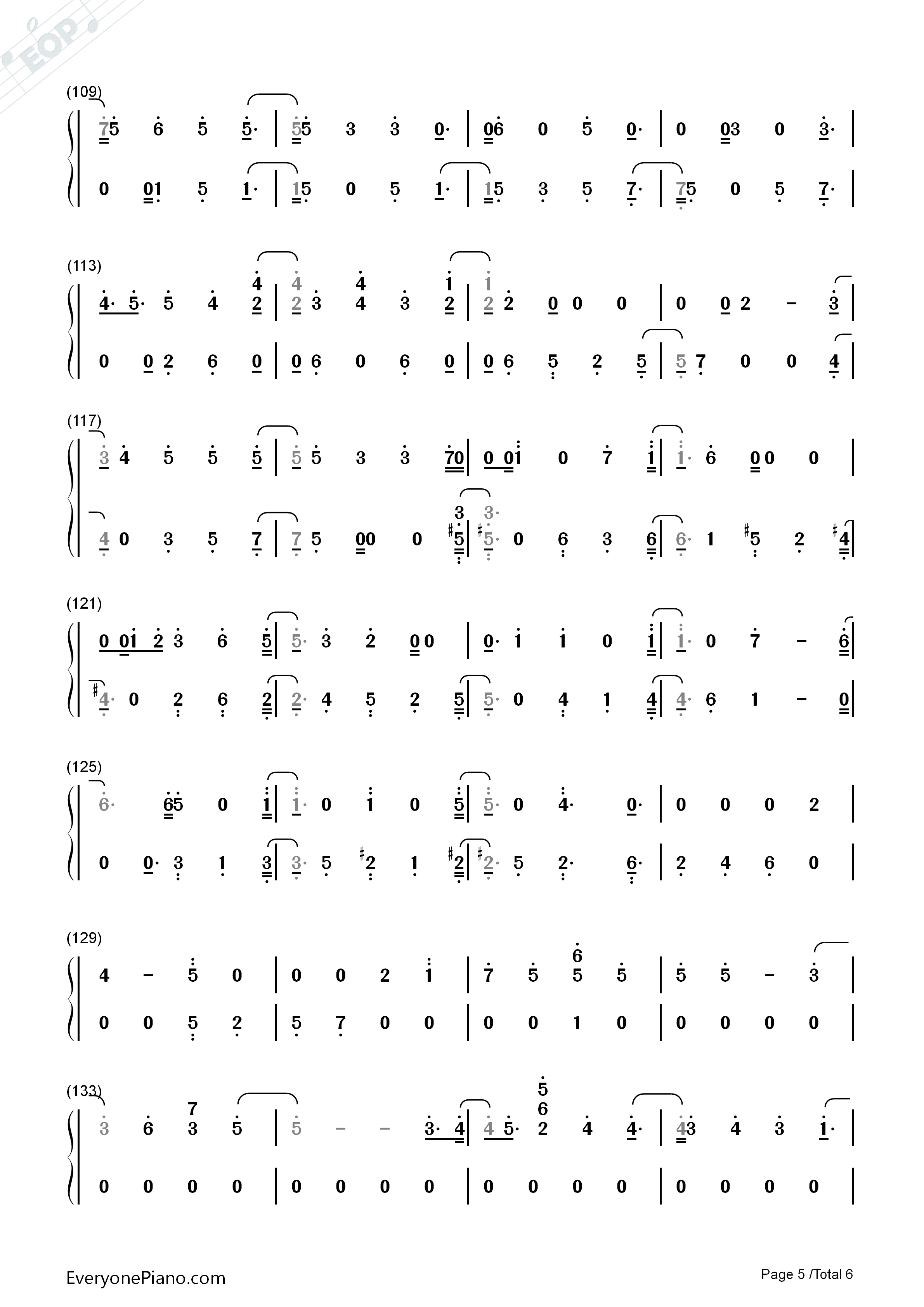 如果一切没有发生过钢琴简谱_张碧晨演唱