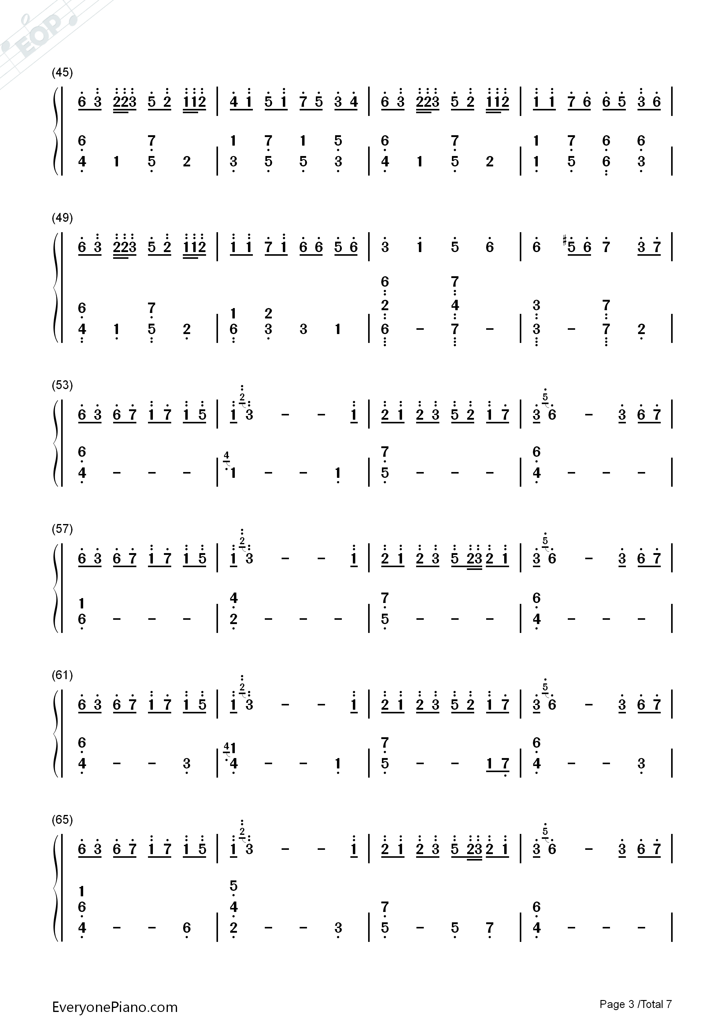 Eternal_Hope钢琴简谱_Clinton_Ngan演唱