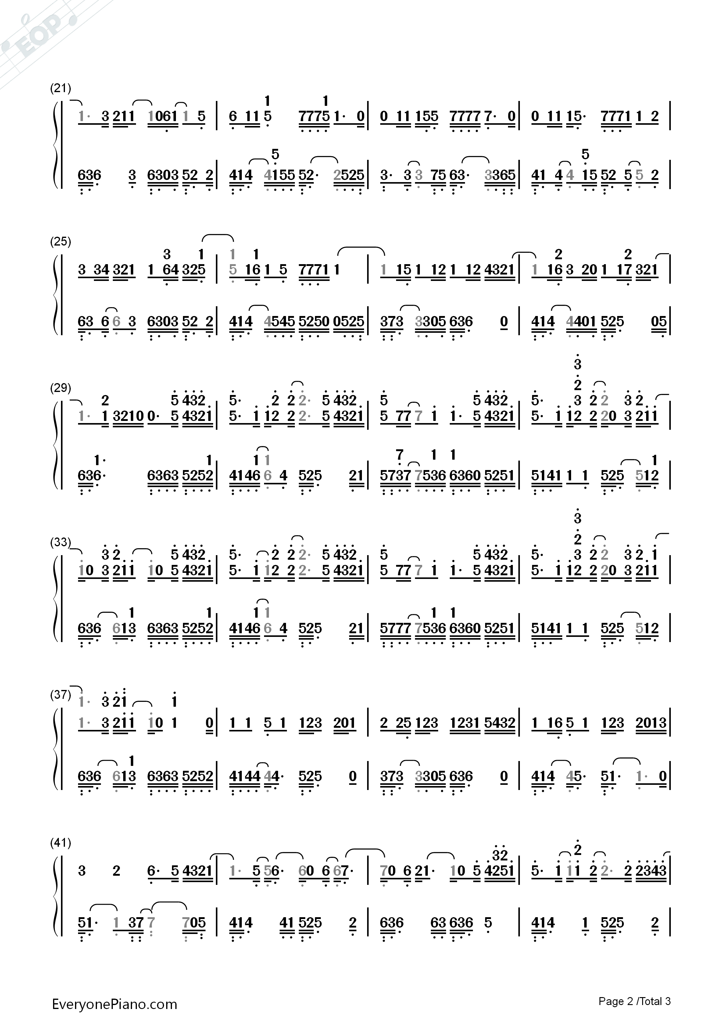 I_Wanted_You钢琴简谱_Ina_Wroldsen演唱