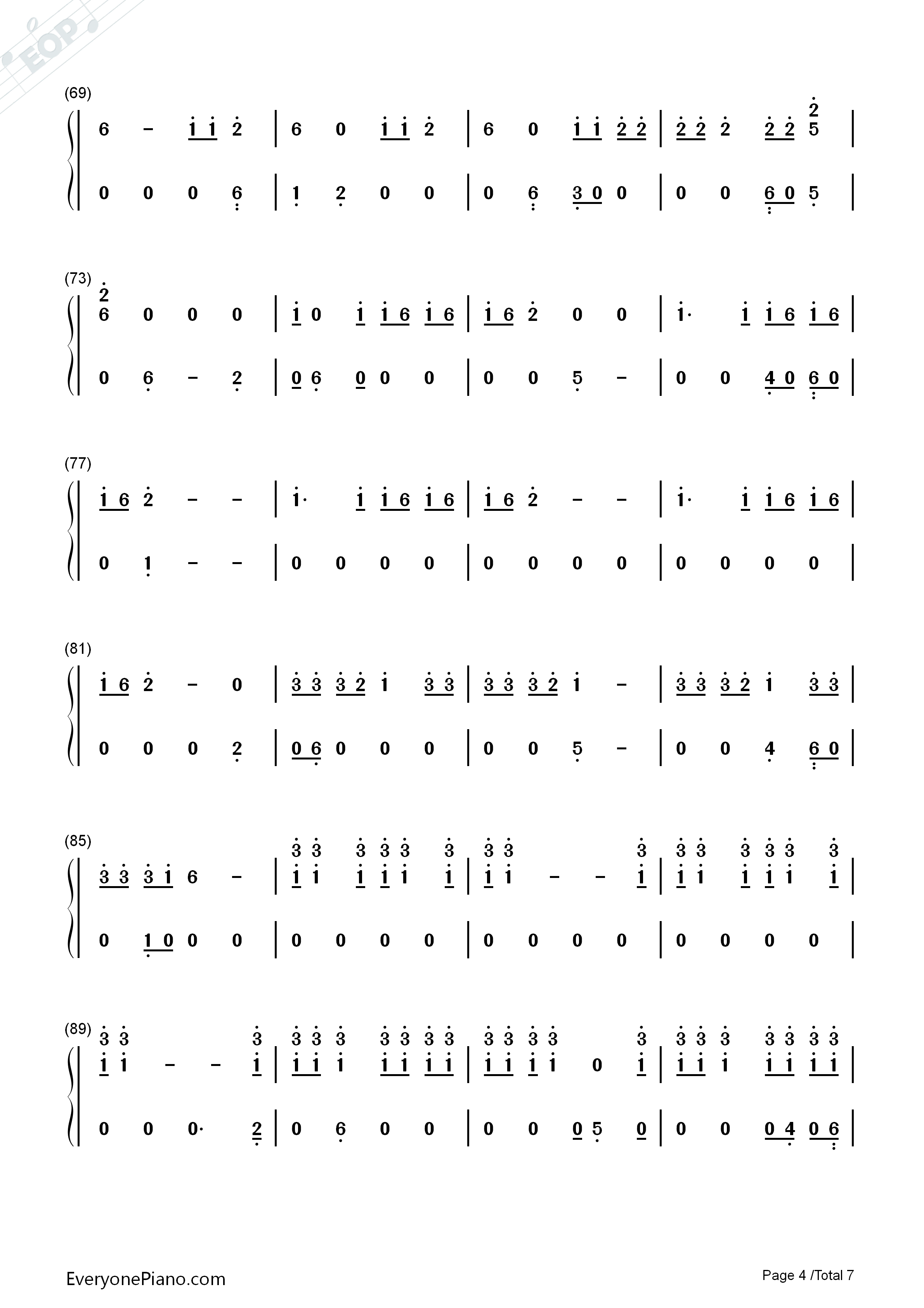 A_Lie钢琴简谱_French_Montana_ft._The_Weeknd__Max_B演唱