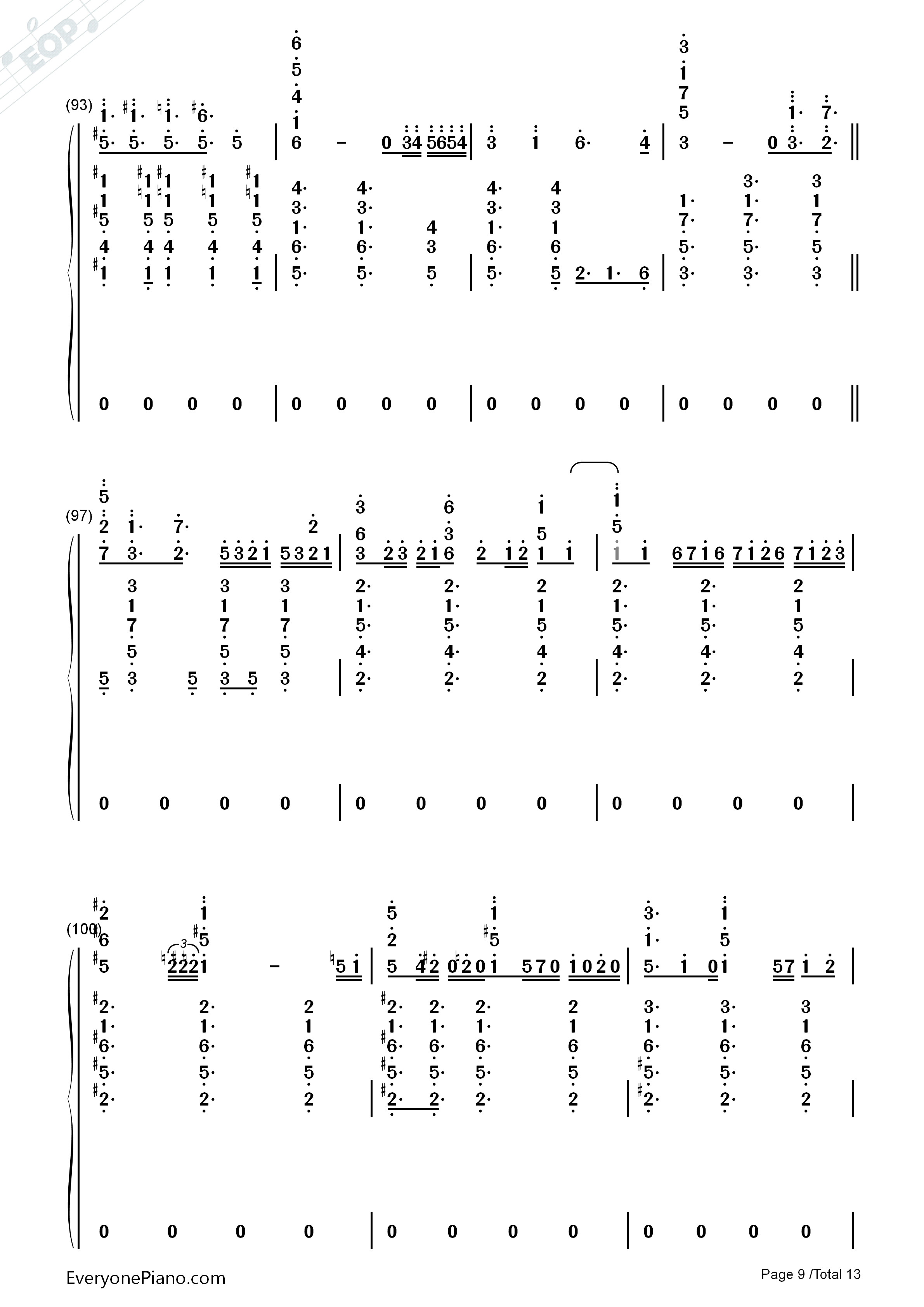 星を辿れば钢琴简谱_大原ゆい子演唱