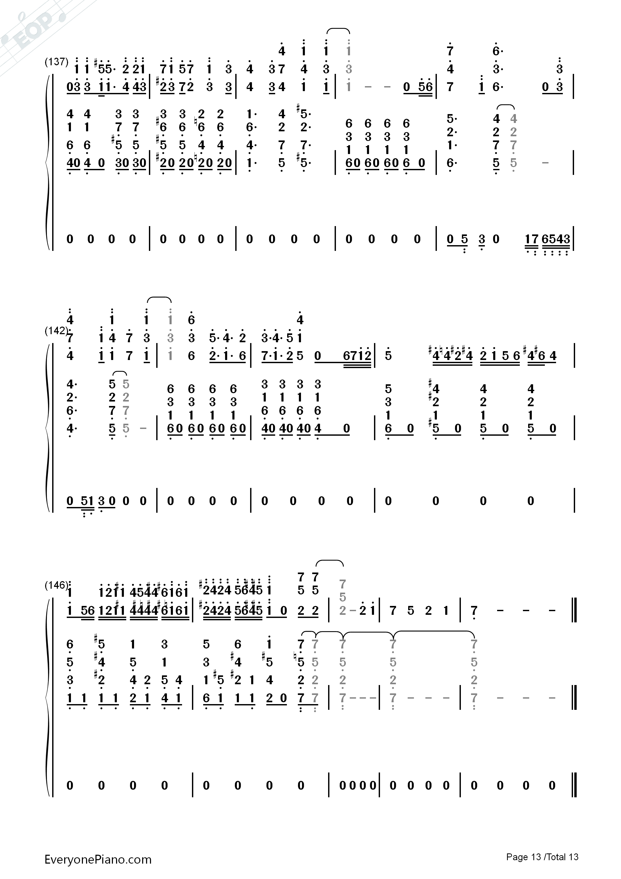 星を辿れば钢琴简谱_大原ゆい子演唱