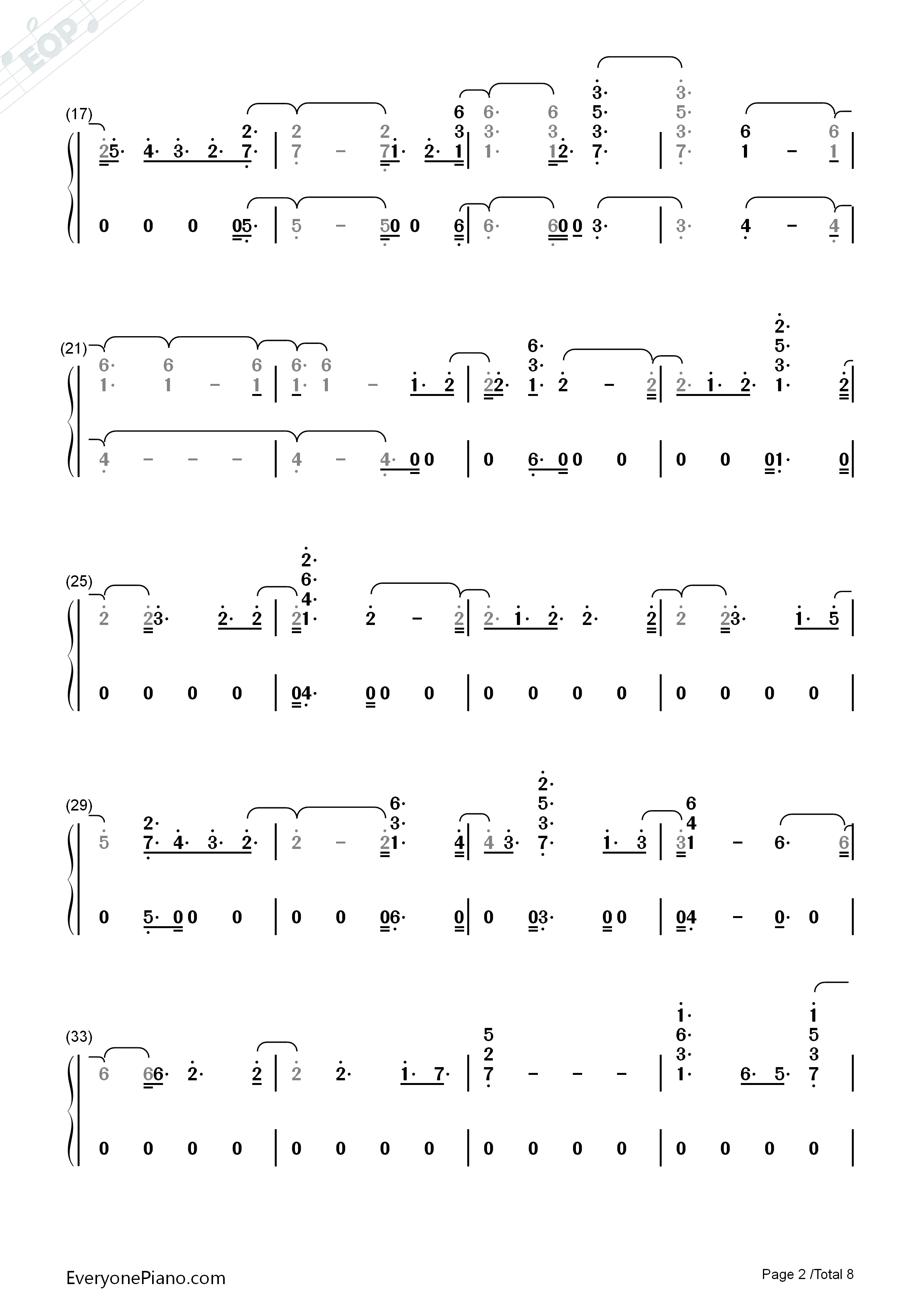 All_My_Love钢琴简谱_Cash_Cash_ft_Conor_Maynard演唱