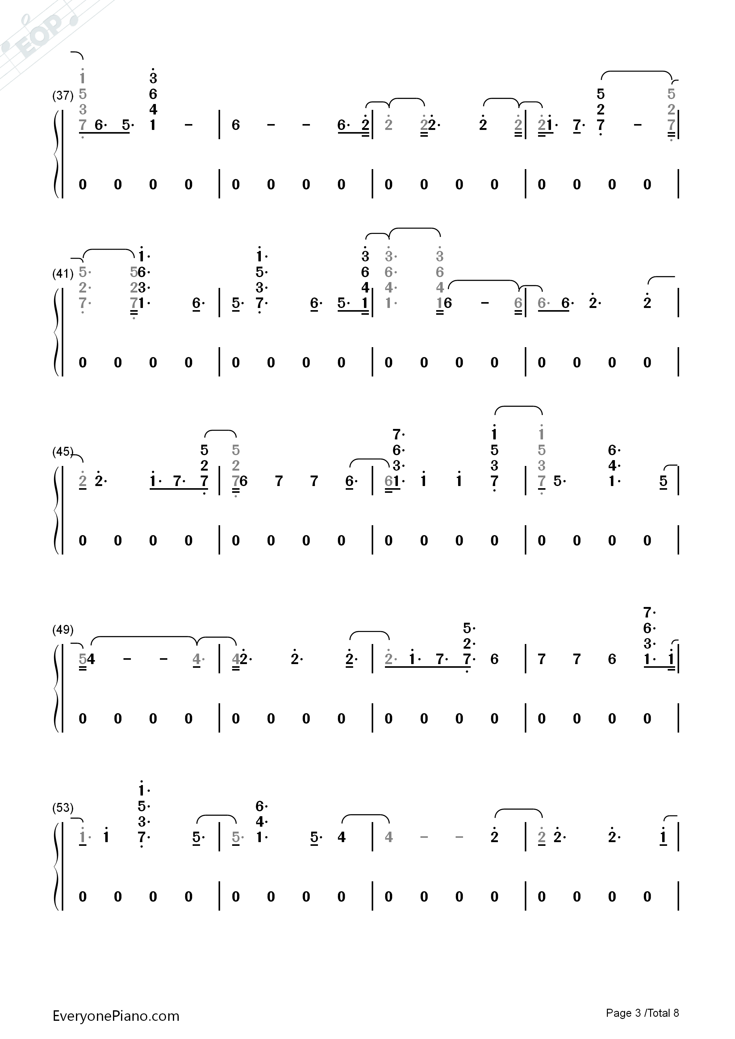 All_My_Love钢琴简谱_Cash_Cash_ft_Conor_Maynard演唱