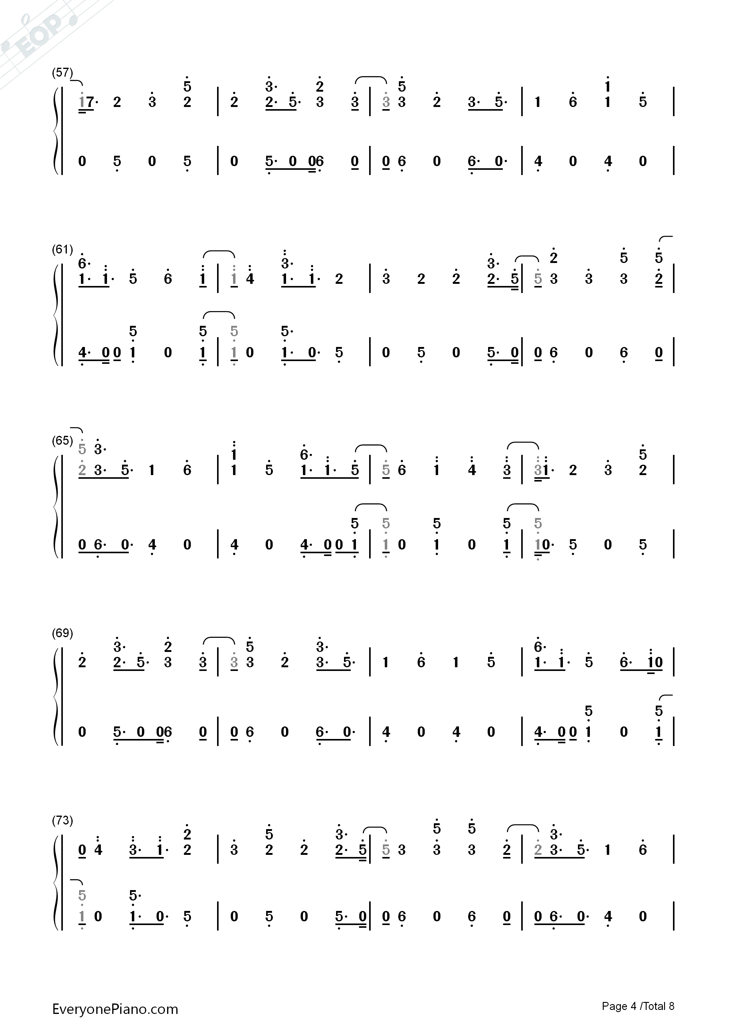 All_My_Love钢琴简谱_Cash_Cash_ft_Conor_Maynard演唱