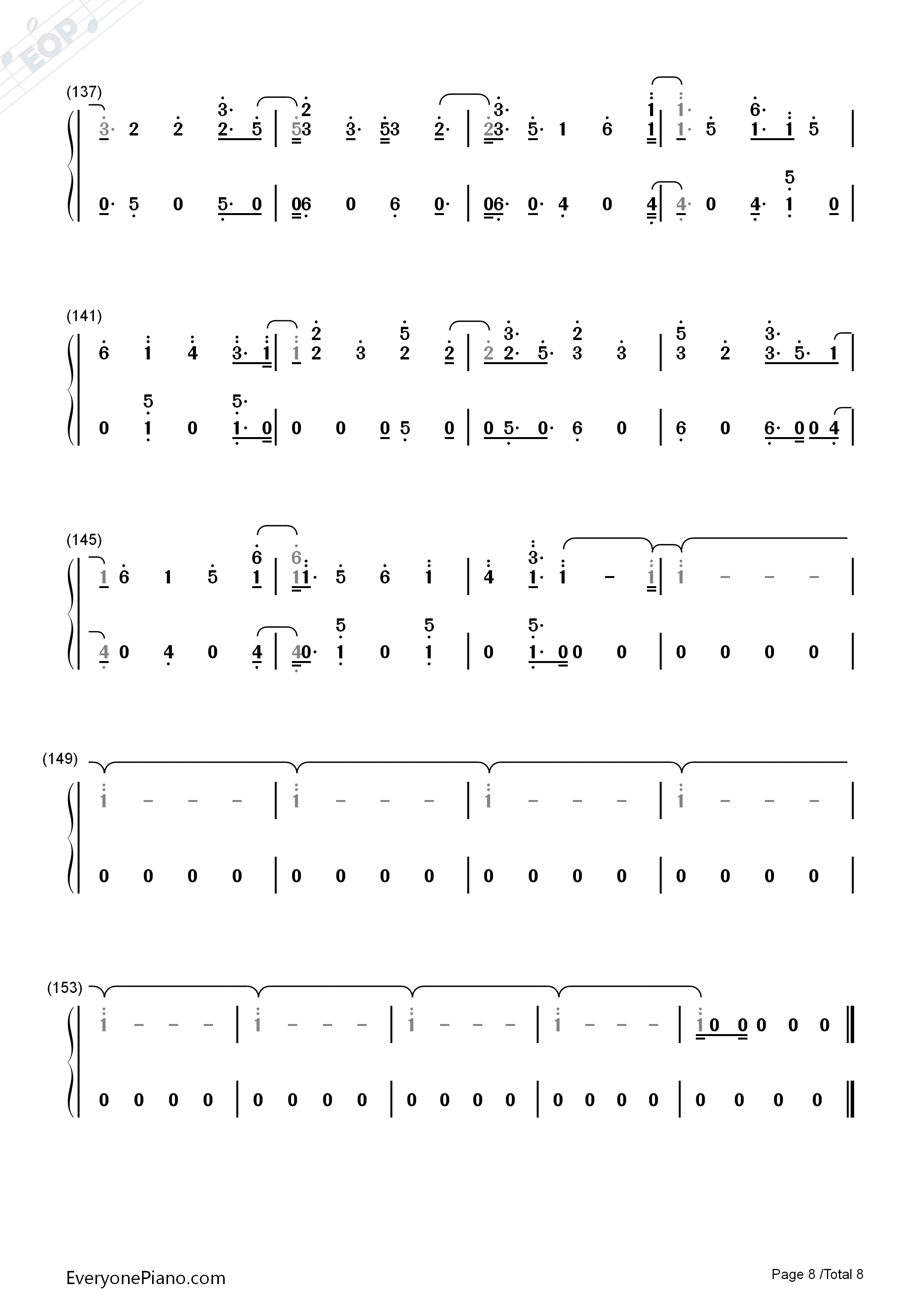 All_My_Love钢琴简谱_Cash_Cash_ft_Conor_Maynard演唱