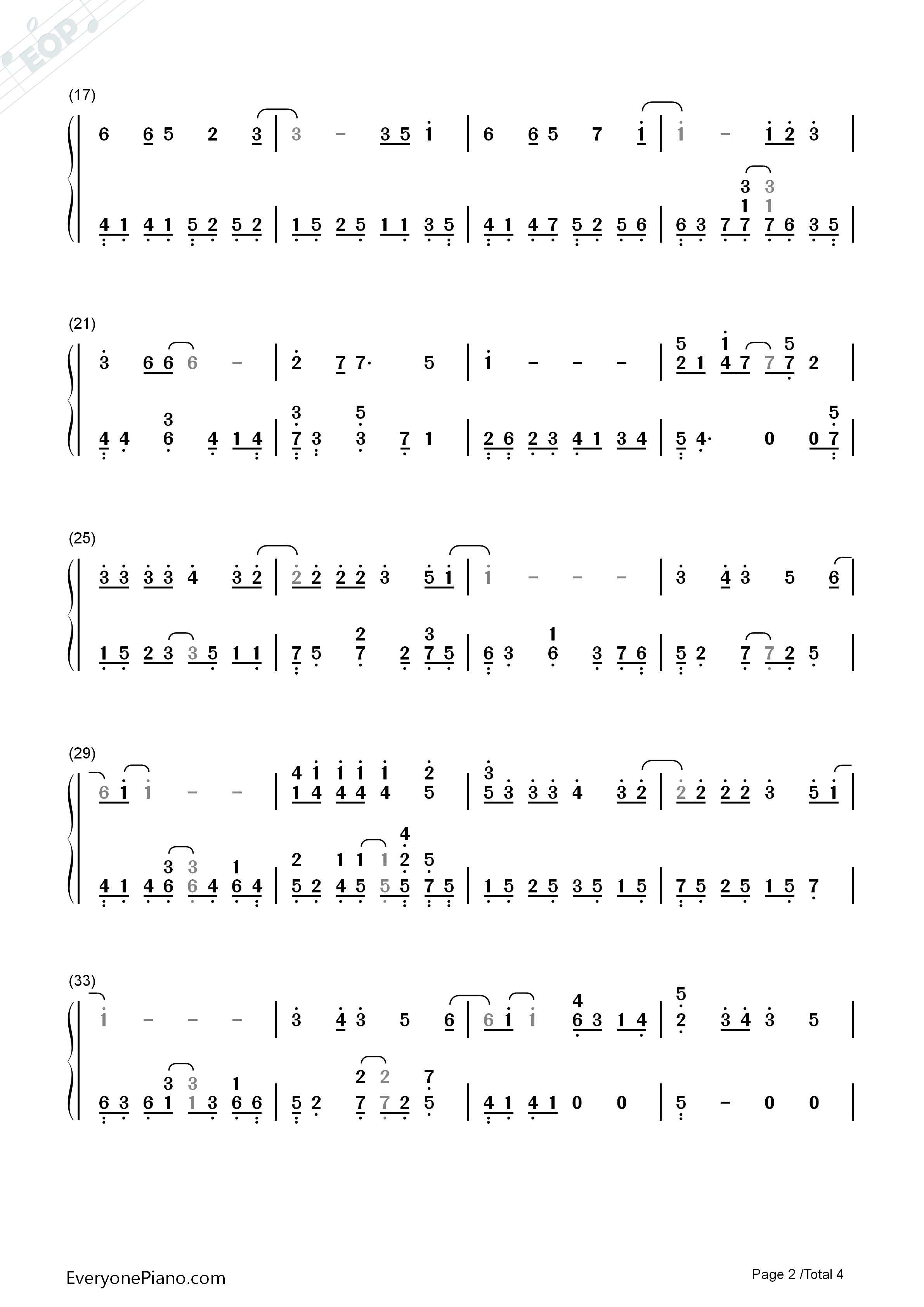 影子情人钢琴简谱_林忆莲演唱