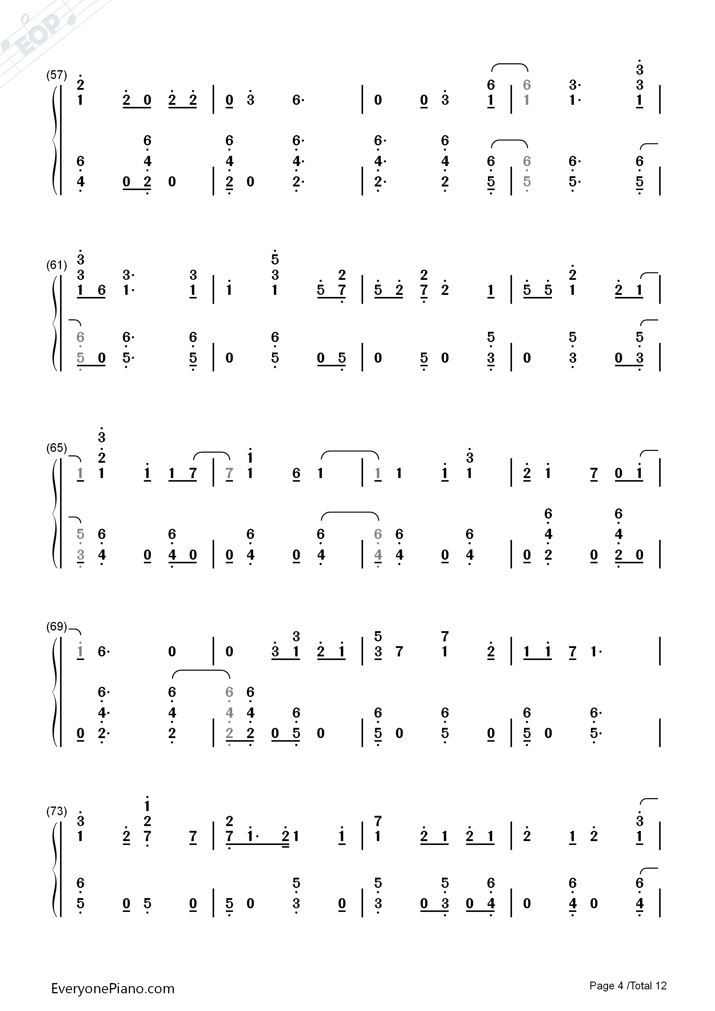 Get_Low钢琴简谱_Zedd_ft_Liam_Payne演唱