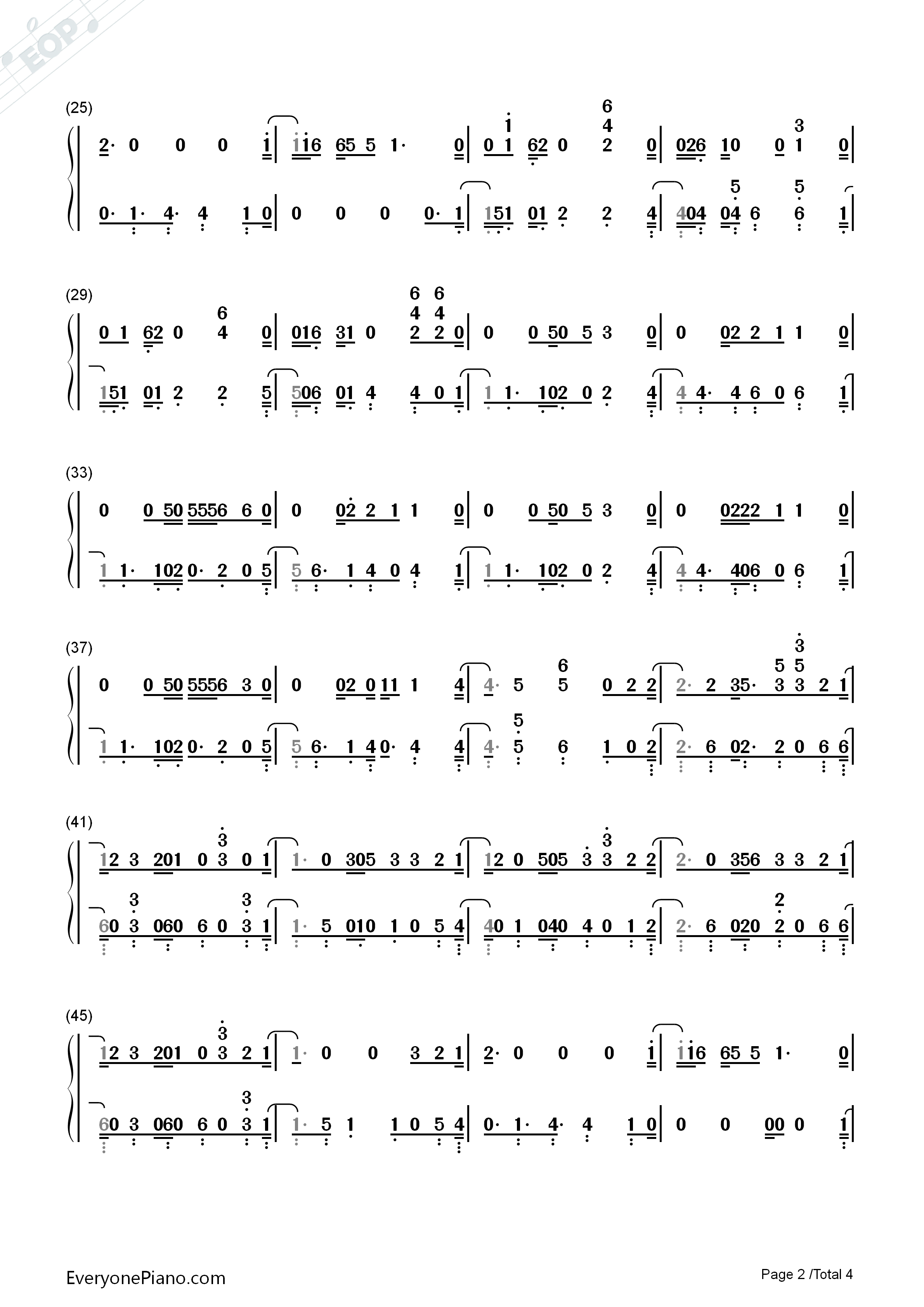 Hard_Times钢琴简谱_Paramore演唱