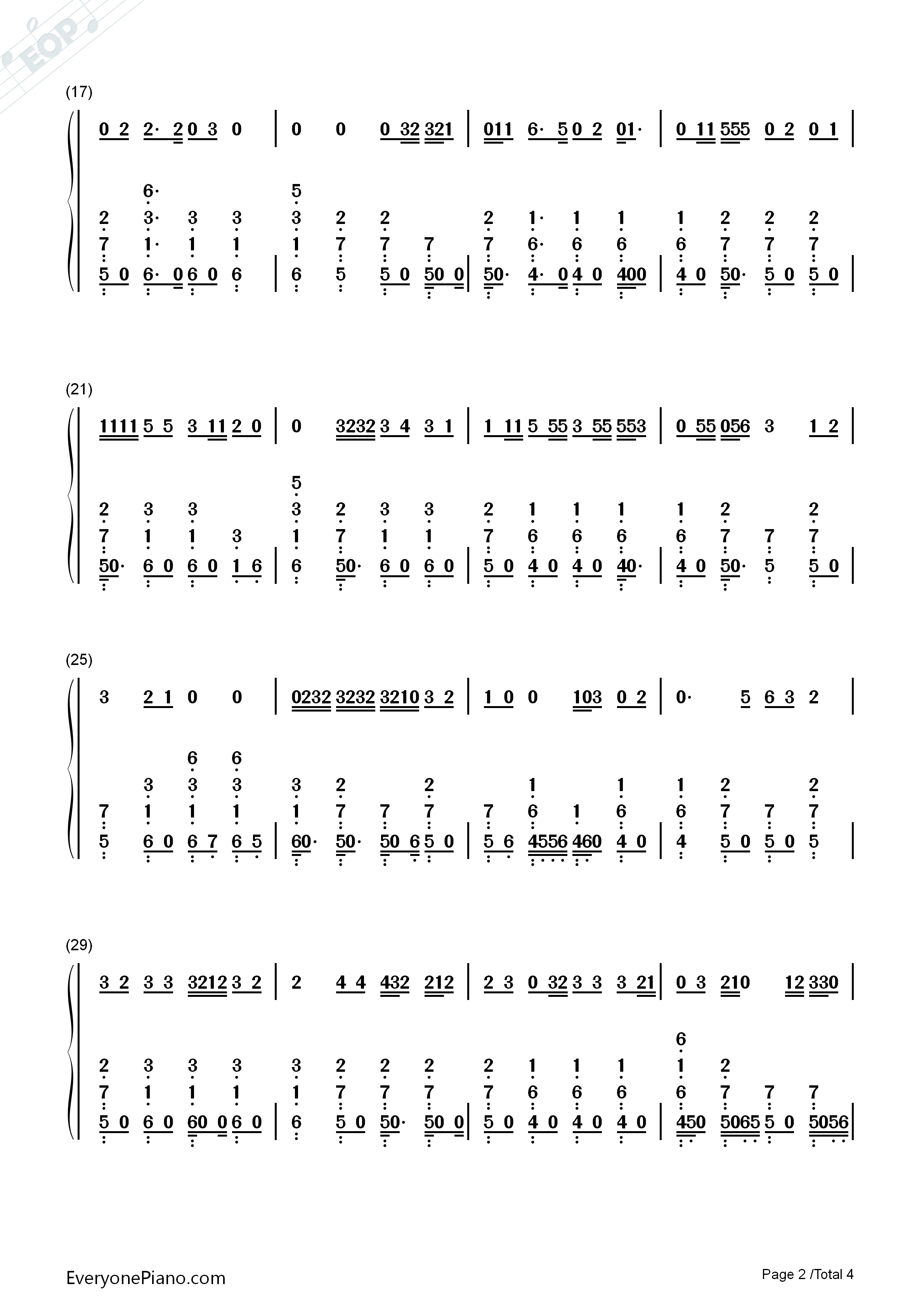 Privacy钢琴简谱_Chris_Brown演唱