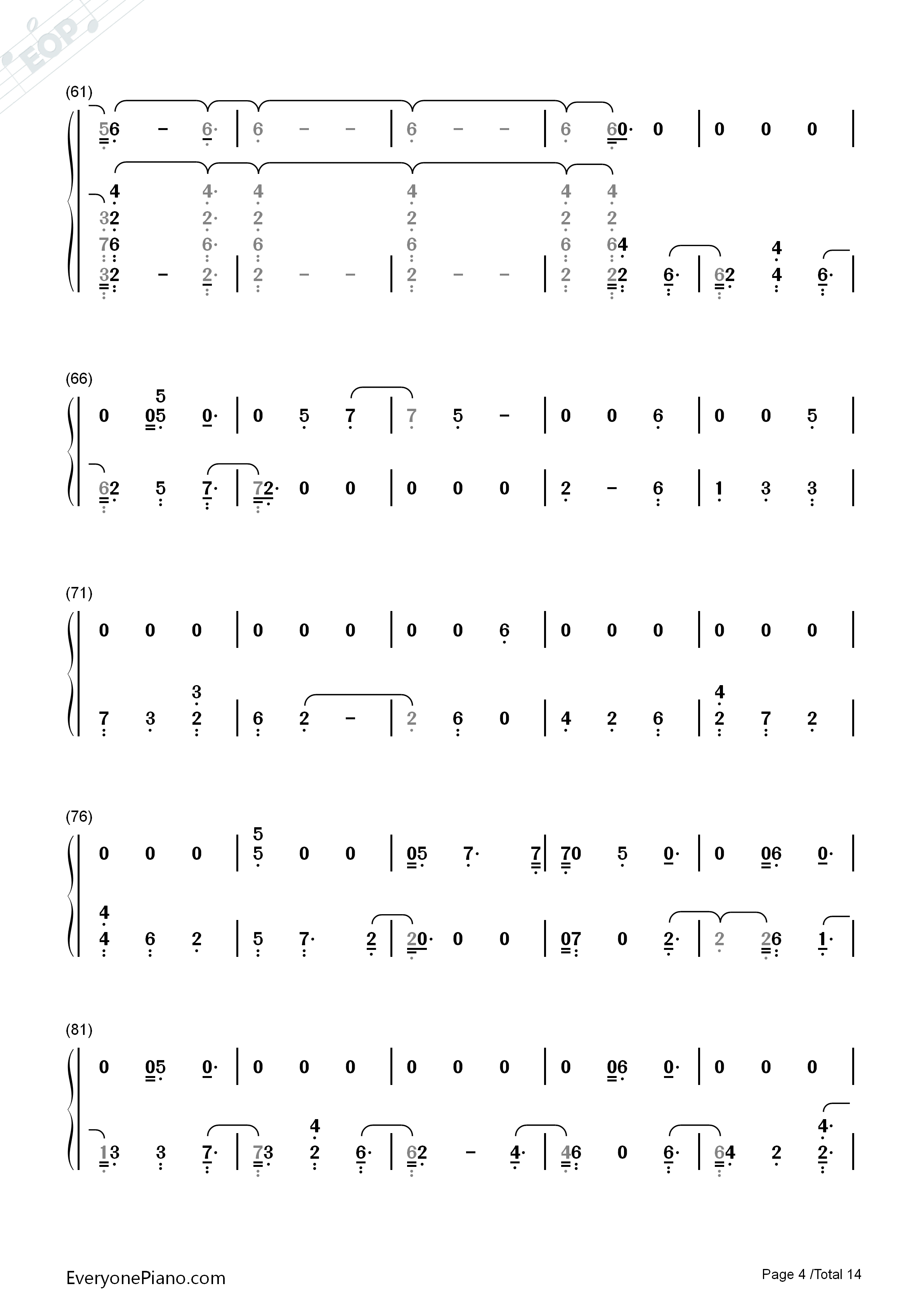 Miracles_Someone_Special钢琴简谱_Coldplay_ft_Big_Sean演唱