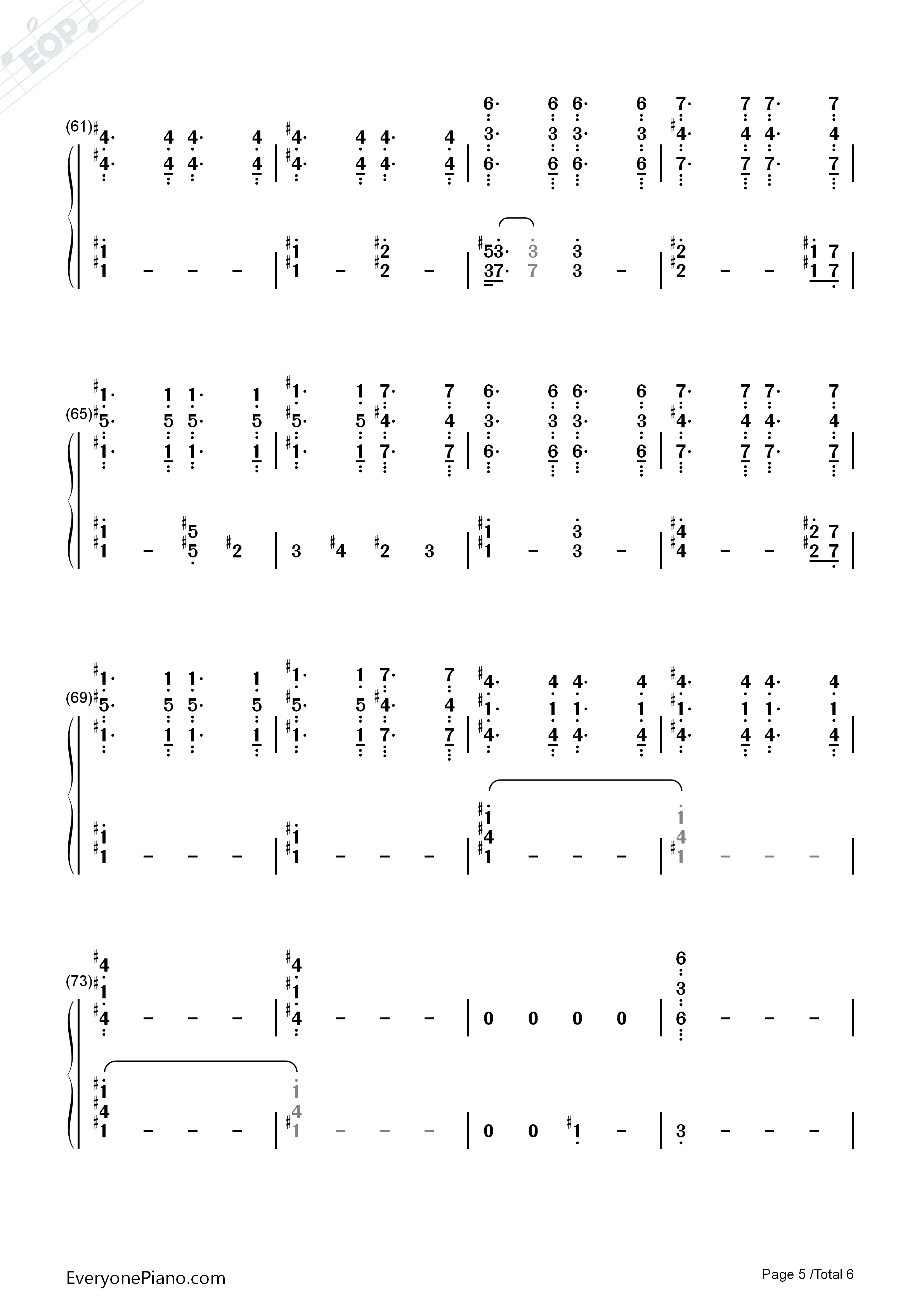辐射4主题曲钢琴简谱_Inon_Zur演唱