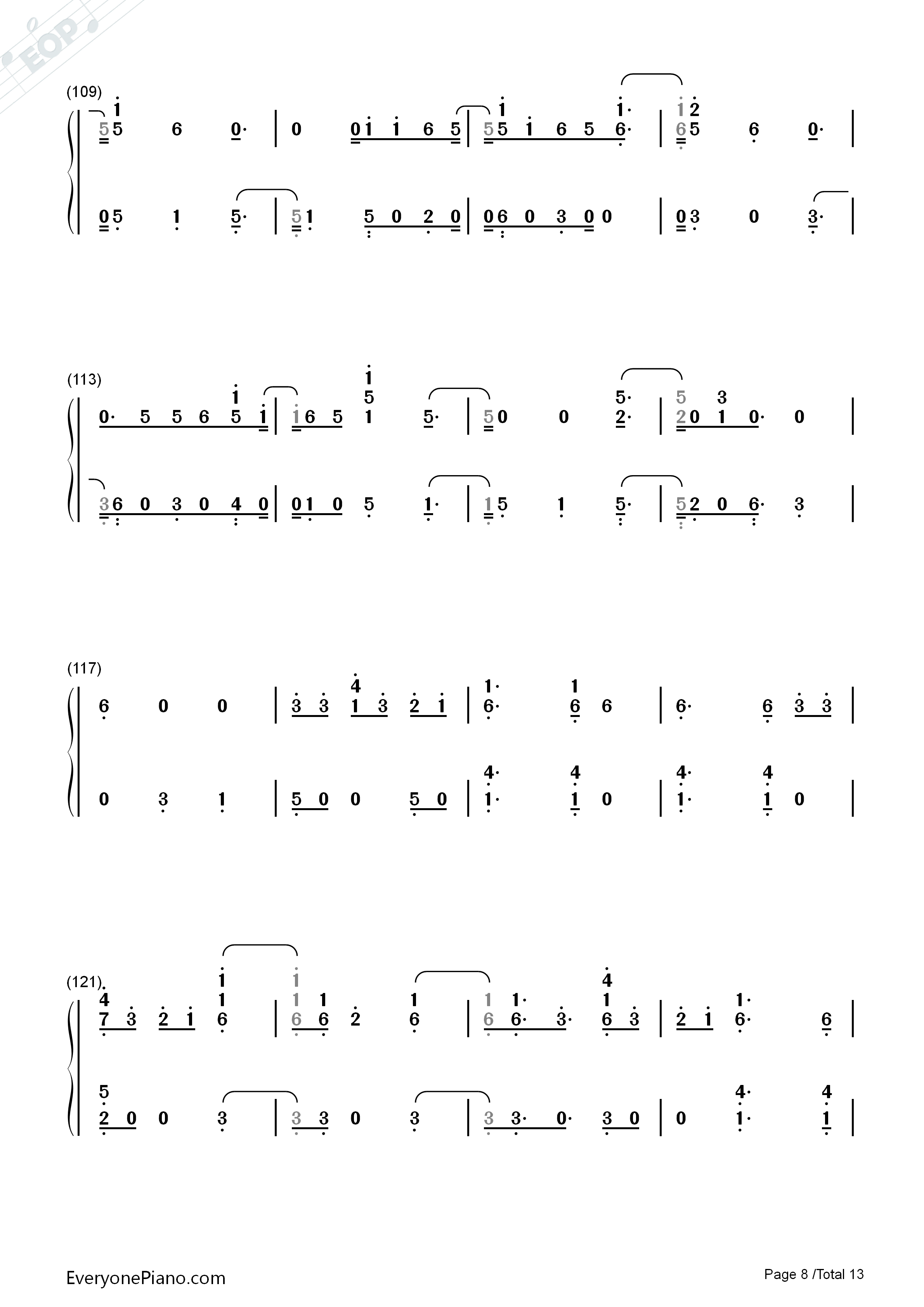 First_Time钢琴简谱_Kygo_and_Ellie_Goulding演唱