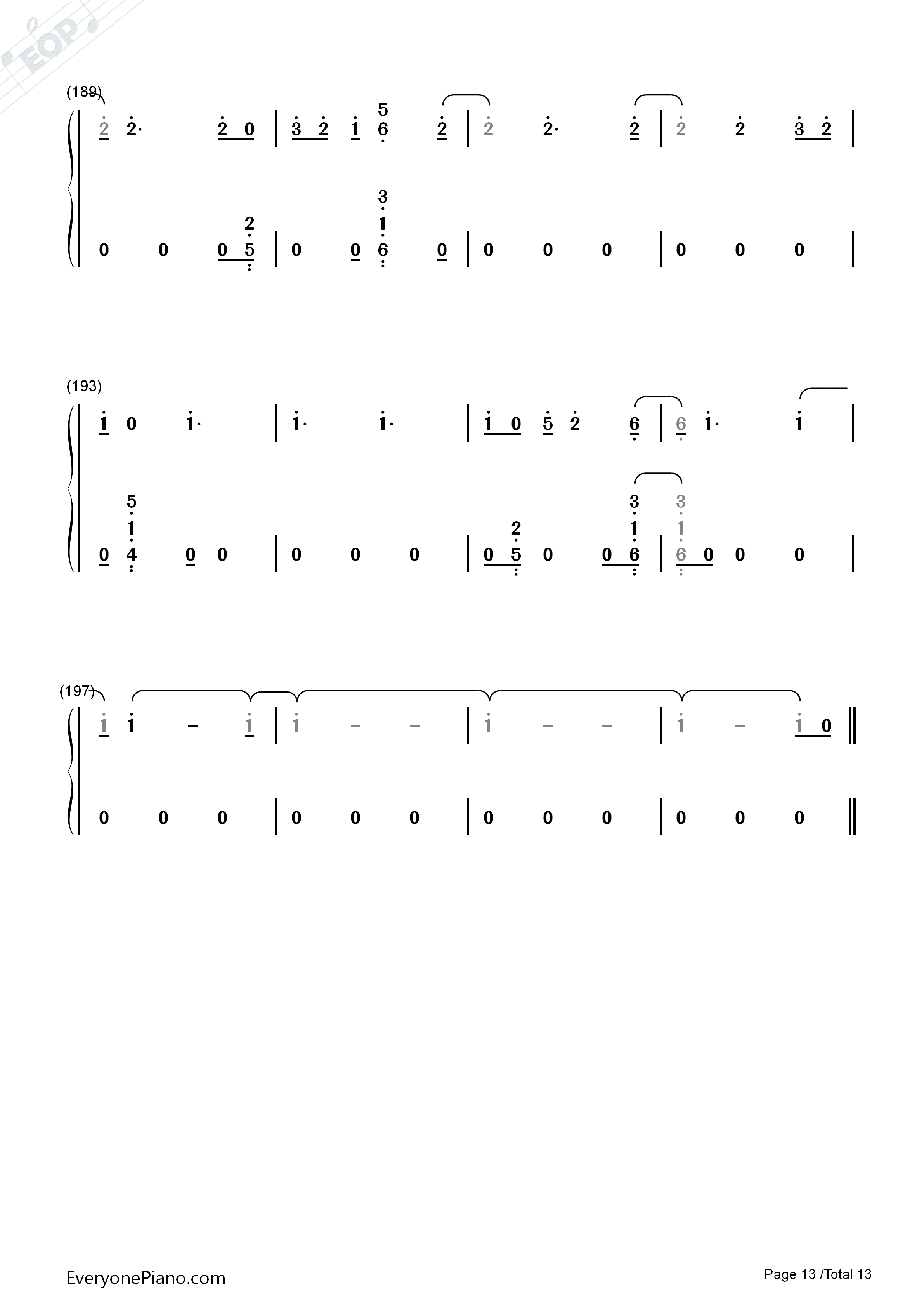 First_Time钢琴简谱_Kygo_and_Ellie_Goulding演唱