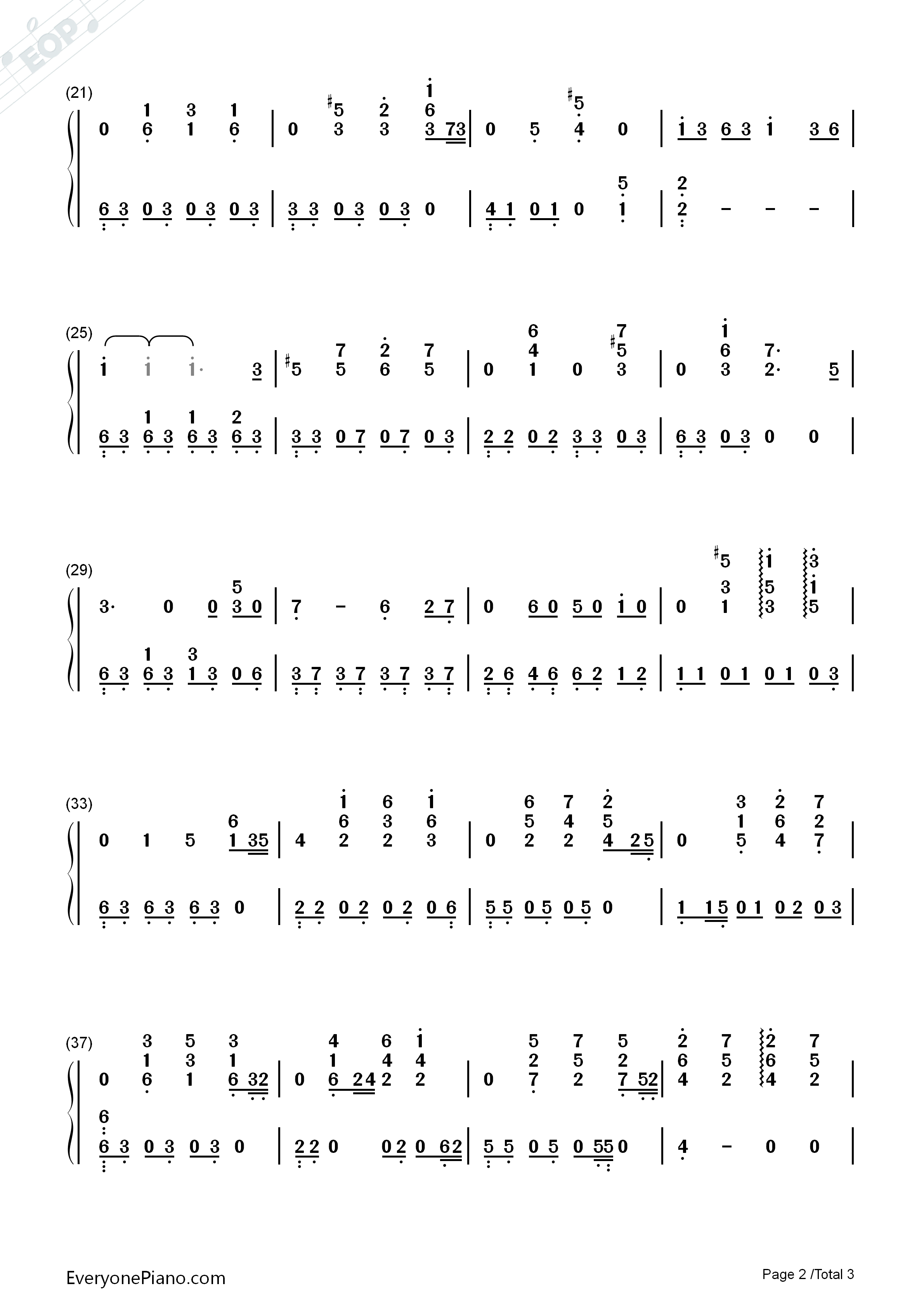 停格钢琴简谱_蔡健雅演唱
