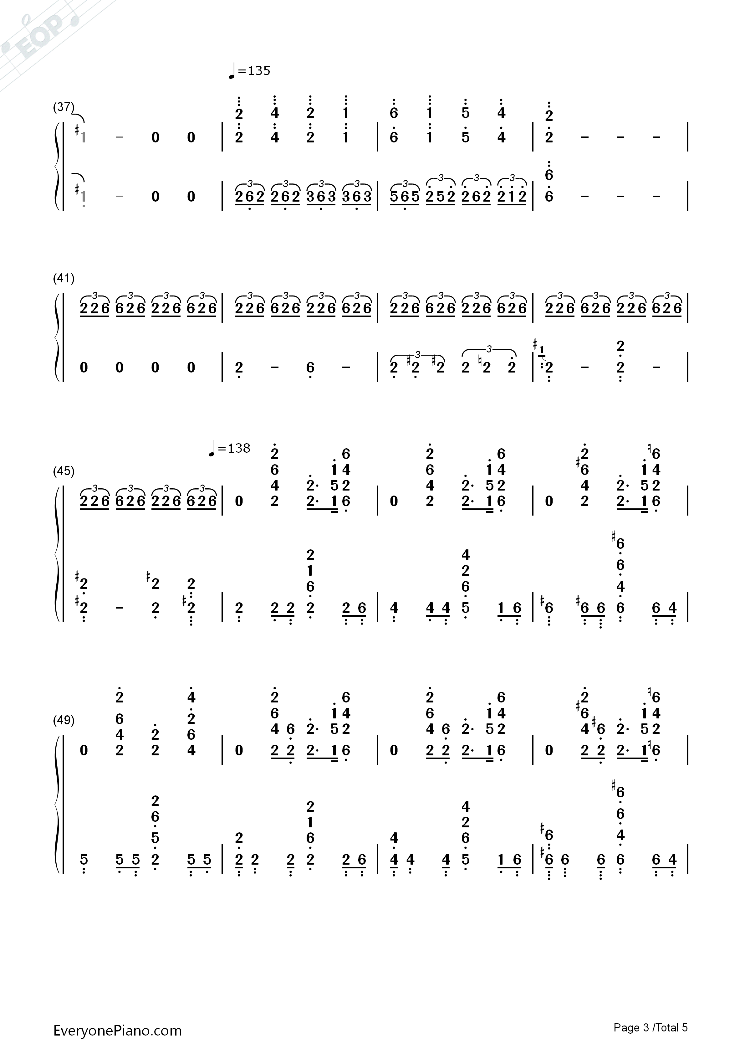 The_Arrival_Of_Kai钢琴简谱_Hans_Zimmer演唱