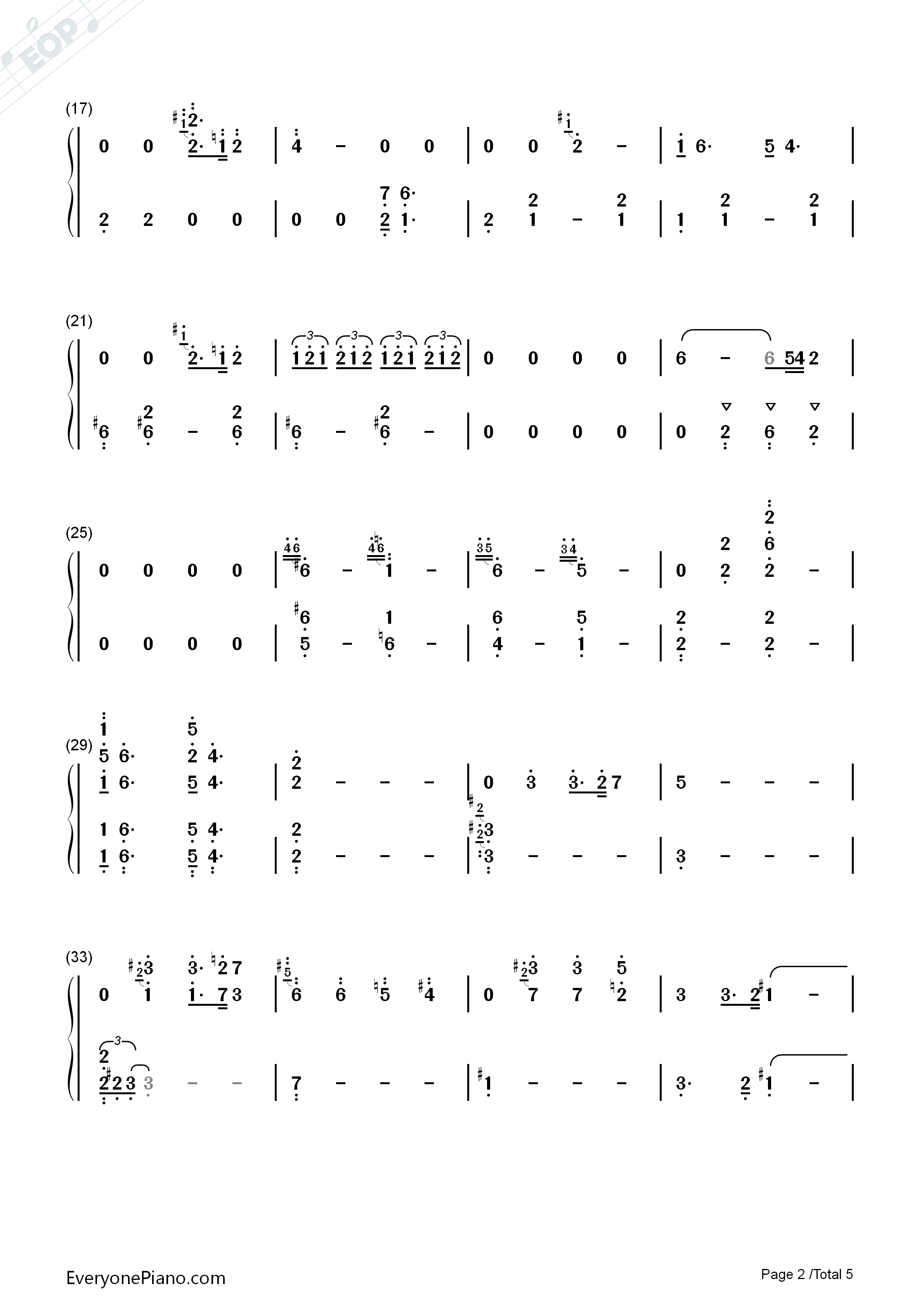 The_Arrival_Of_Kai钢琴简谱_Hans_Zimmer演唱