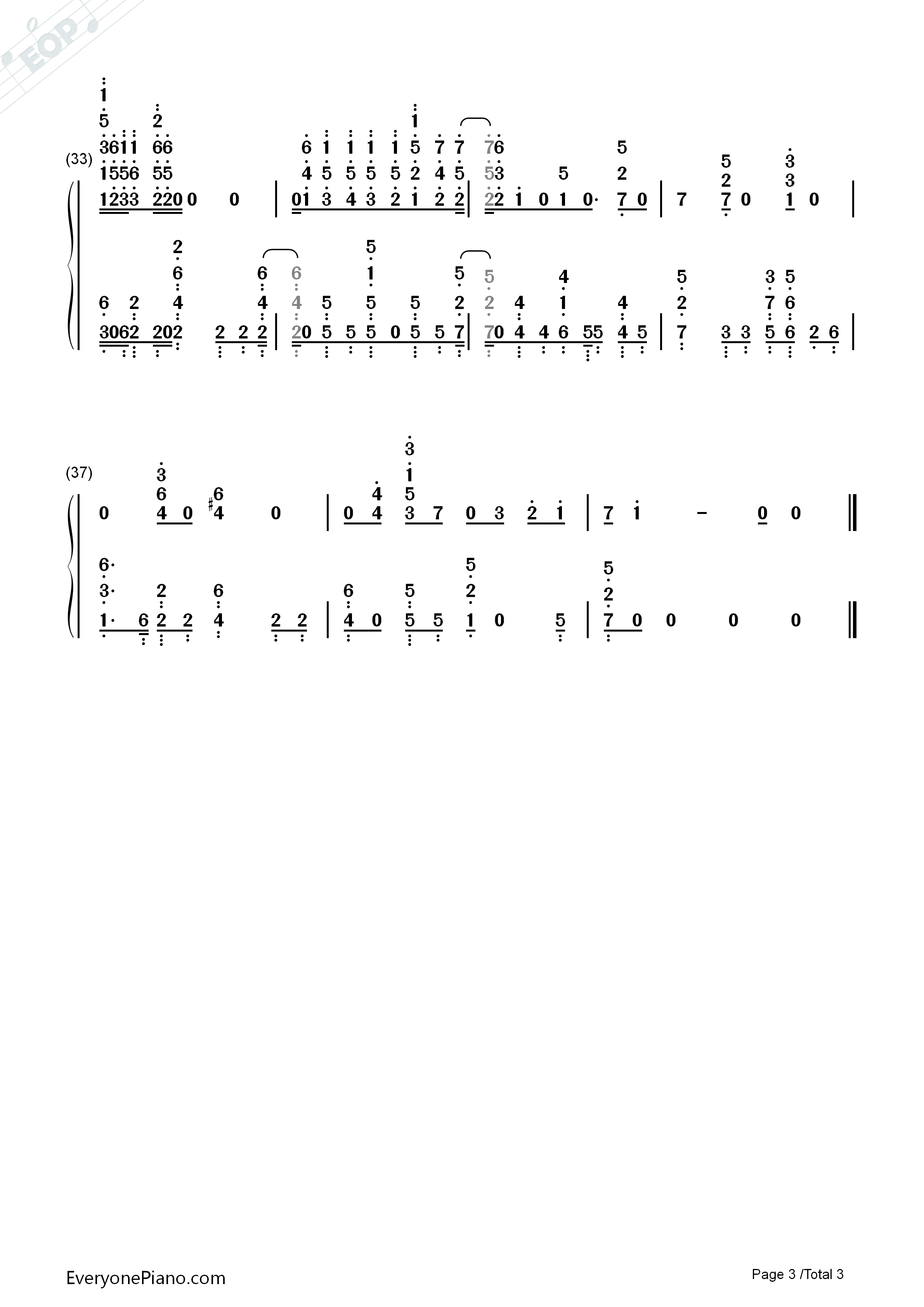 Can't_You_Say钢琴简谱_Roys演唱