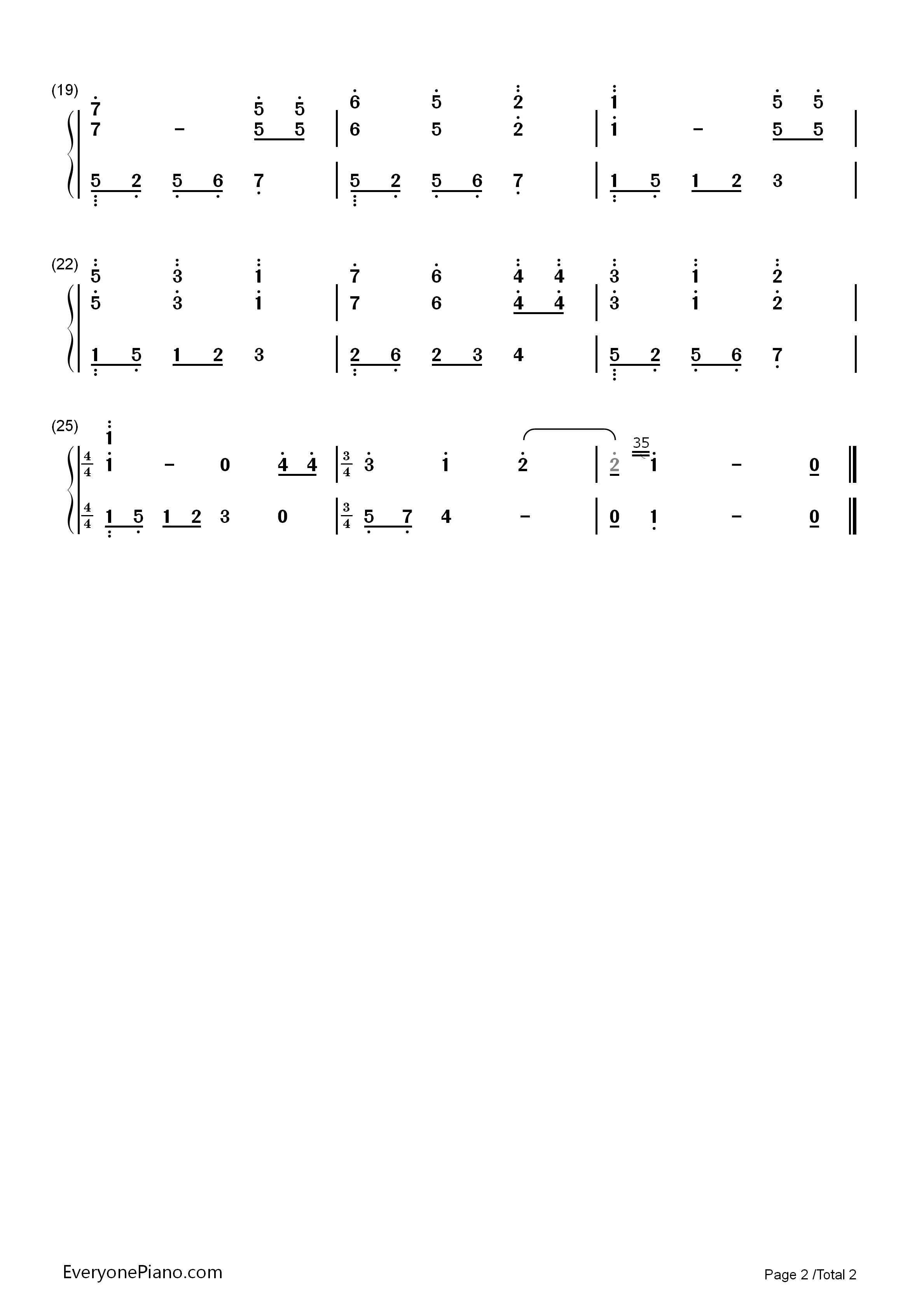 生日快乐完整好听版钢琴简谱_儿歌演唱