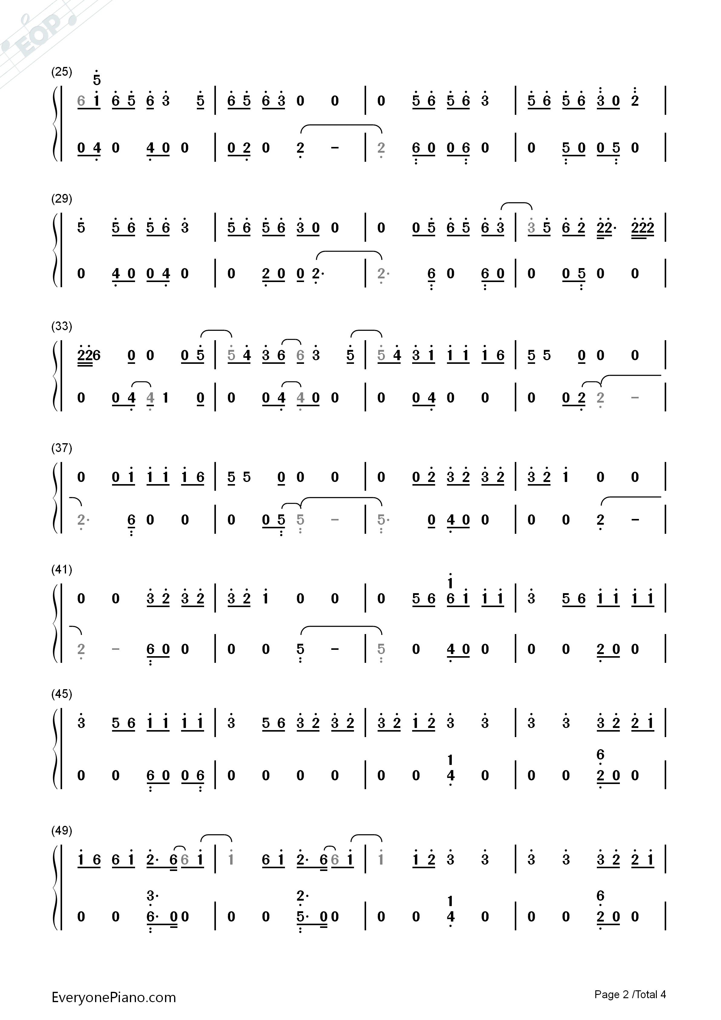 There_for_You钢琴简谱_Martin_Garrix_Troye_Sivan演唱