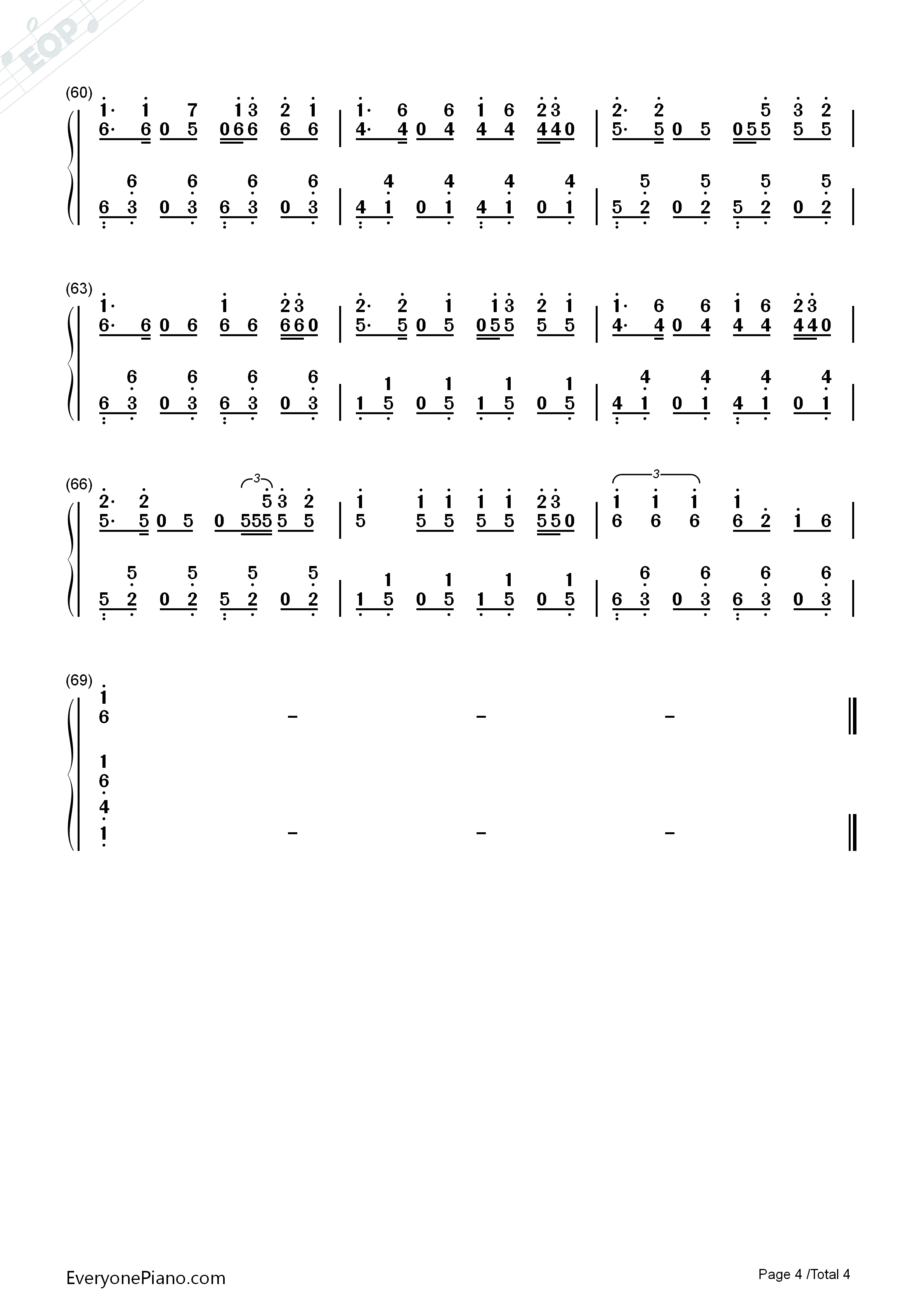 Firestone钢琴简谱_Kygo演唱