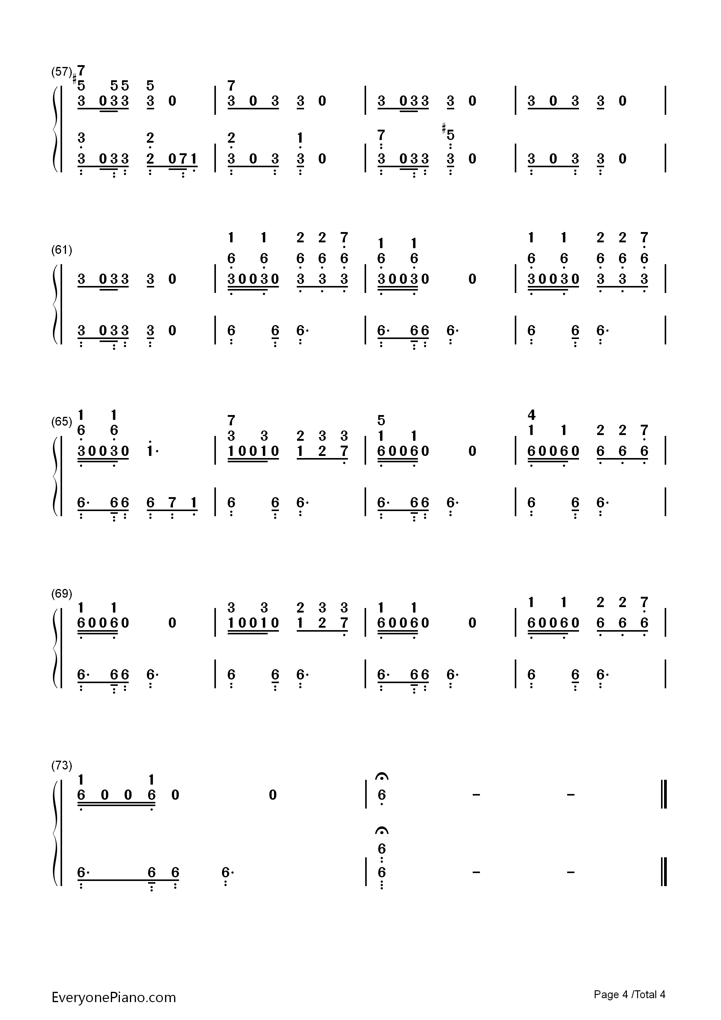 The_Shaping_of_the_World钢琴简谱_Jason_Hayes演唱