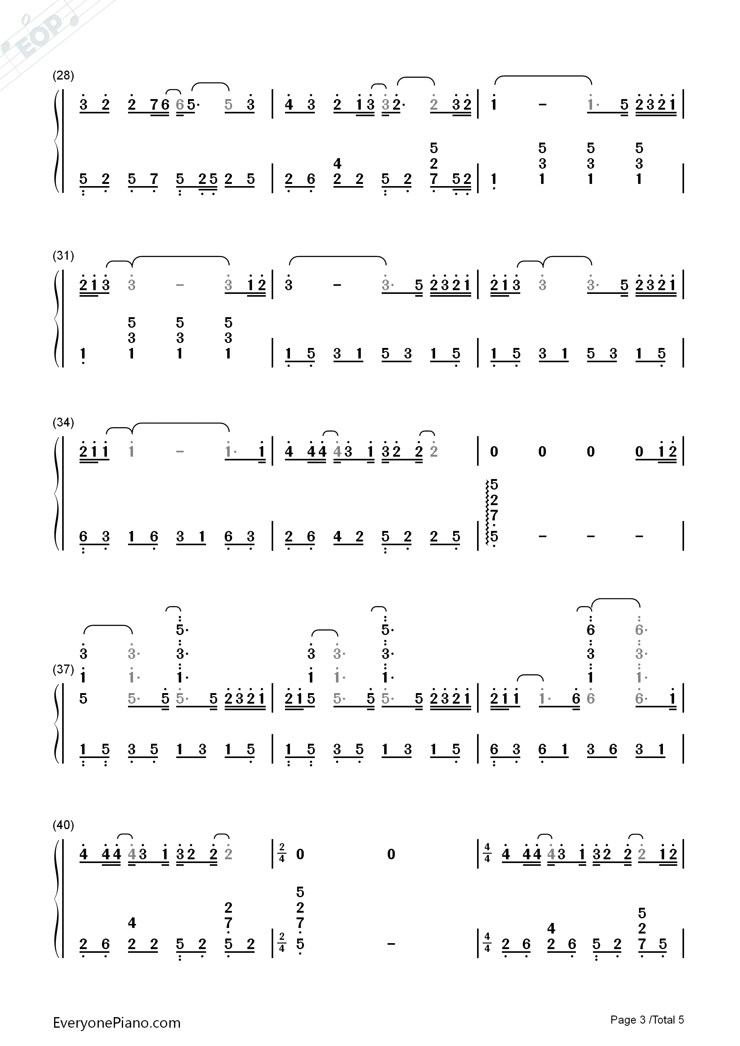 不浪漫罪名钢琴简谱_王杰演唱