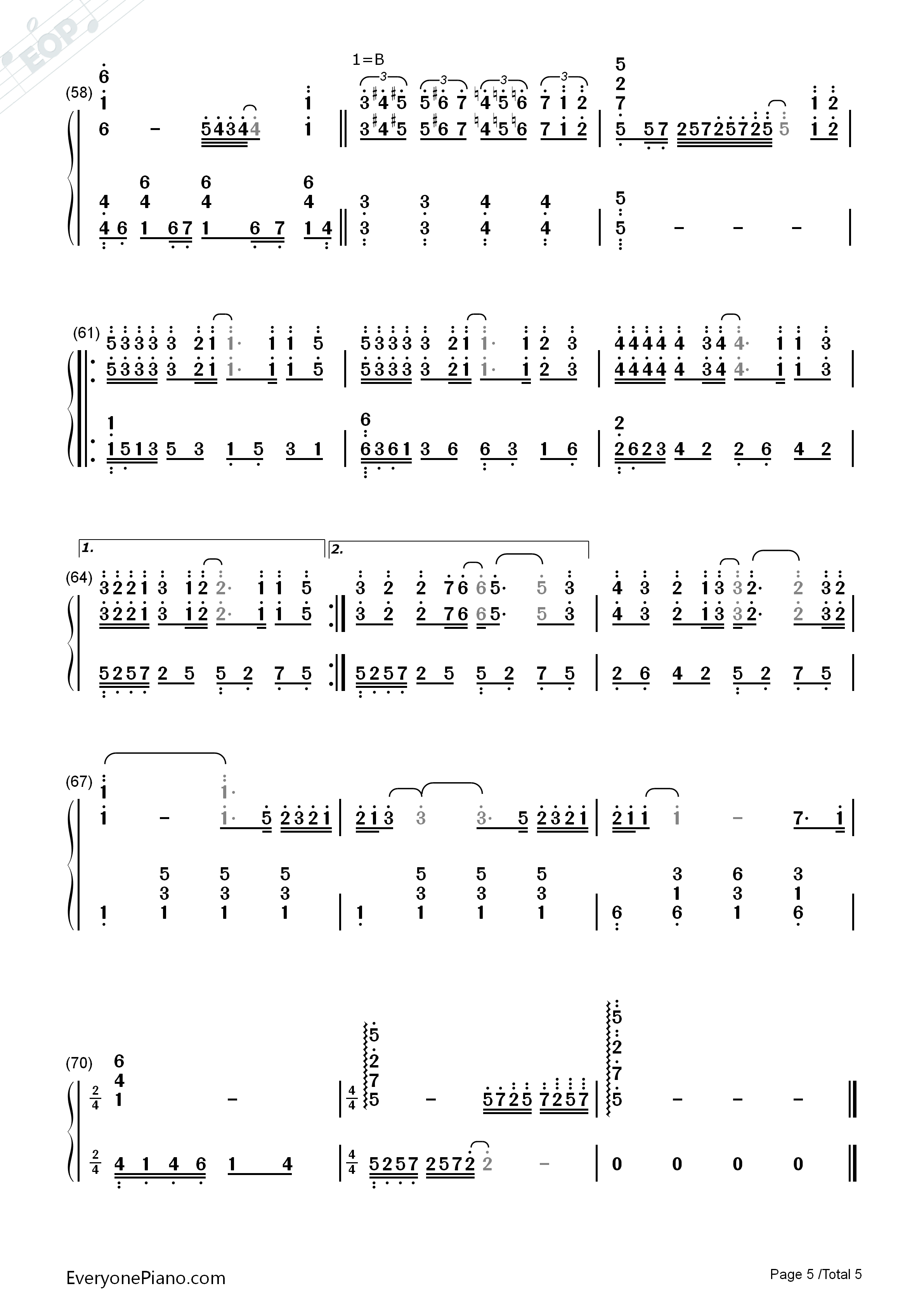 不浪漫罪名钢琴简谱_王杰演唱