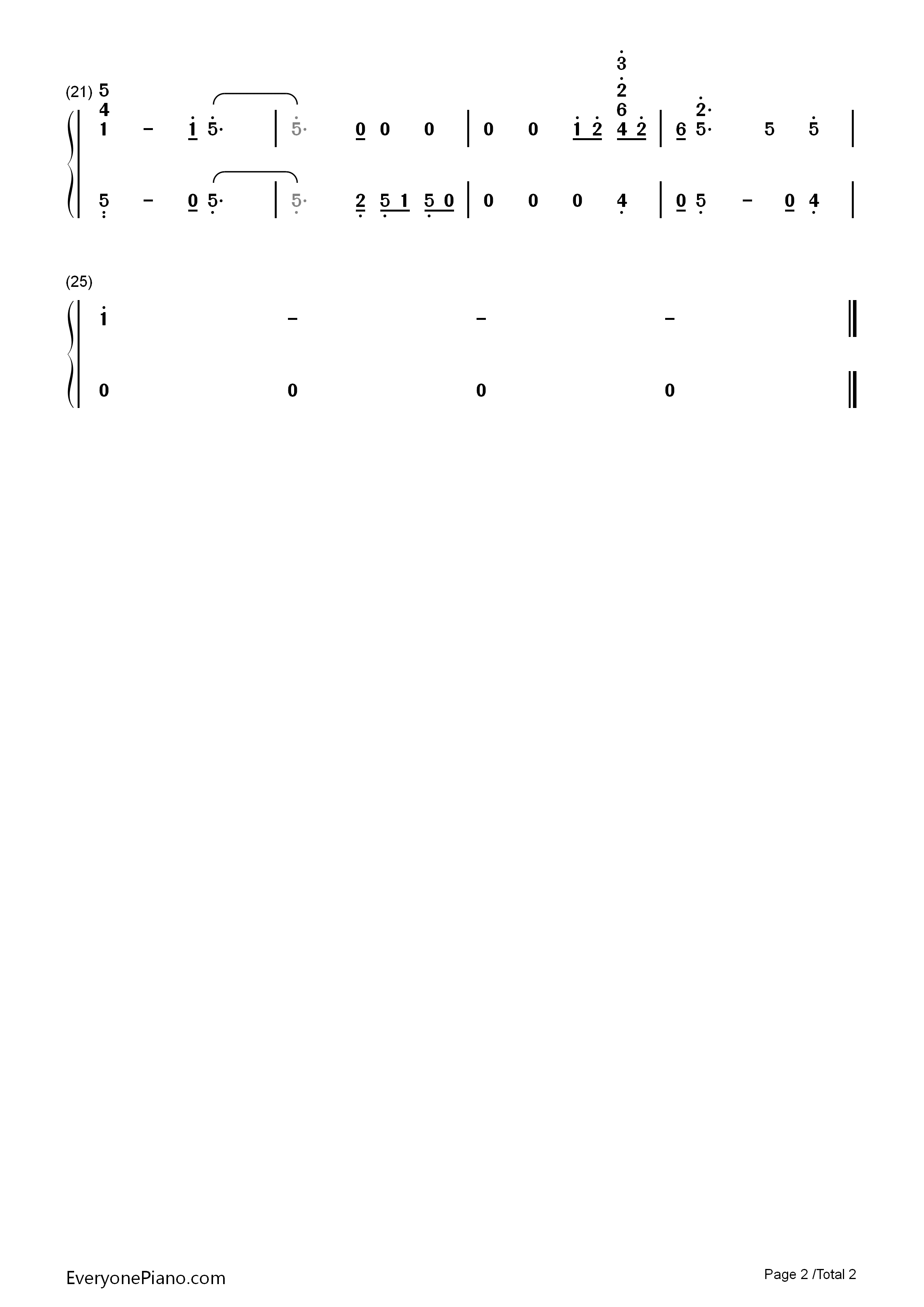 弟みたいな存在钢琴简谱_横山克演唱