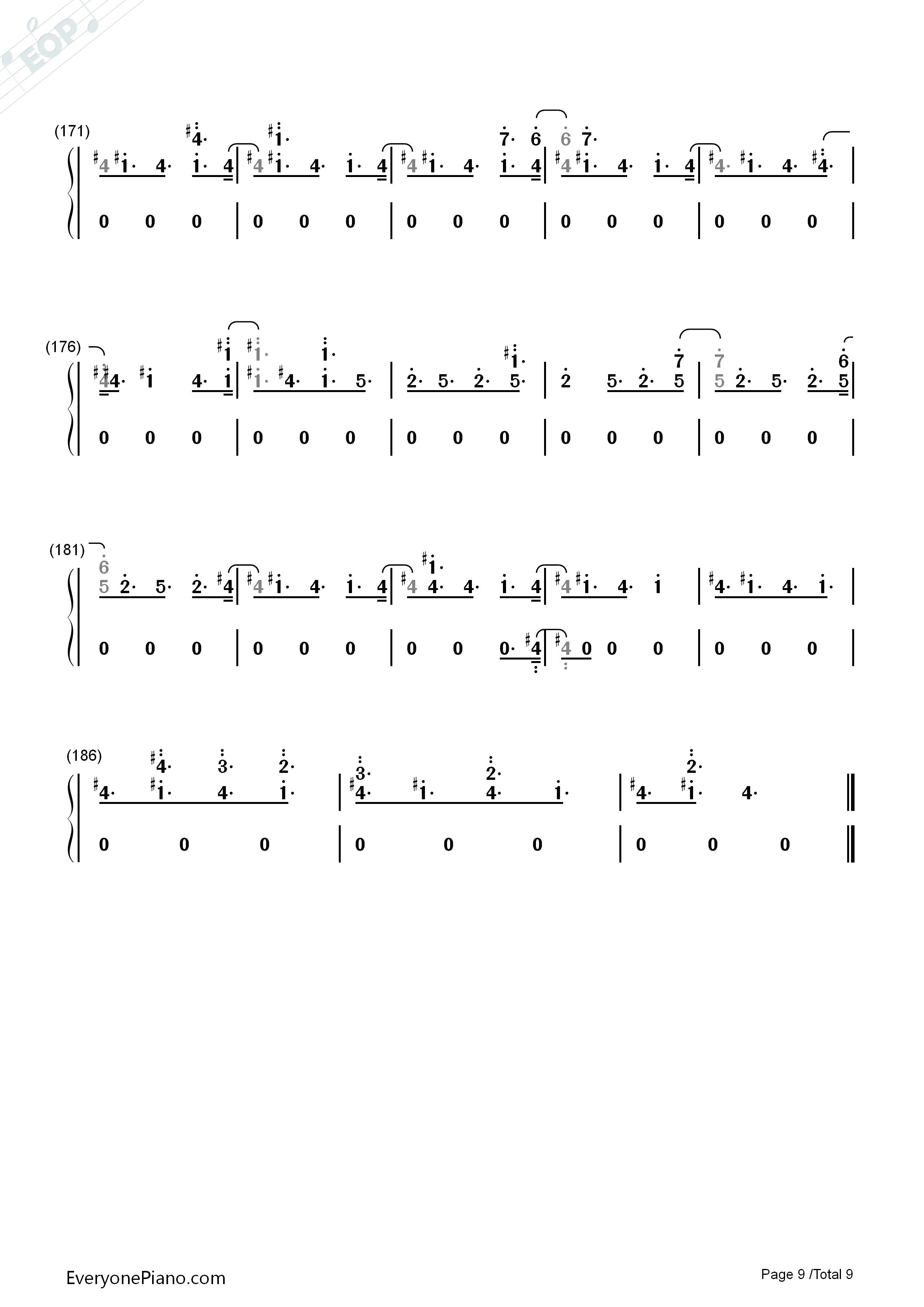 Ever_Since_New_York钢琴简谱_Harry_Styles演唱