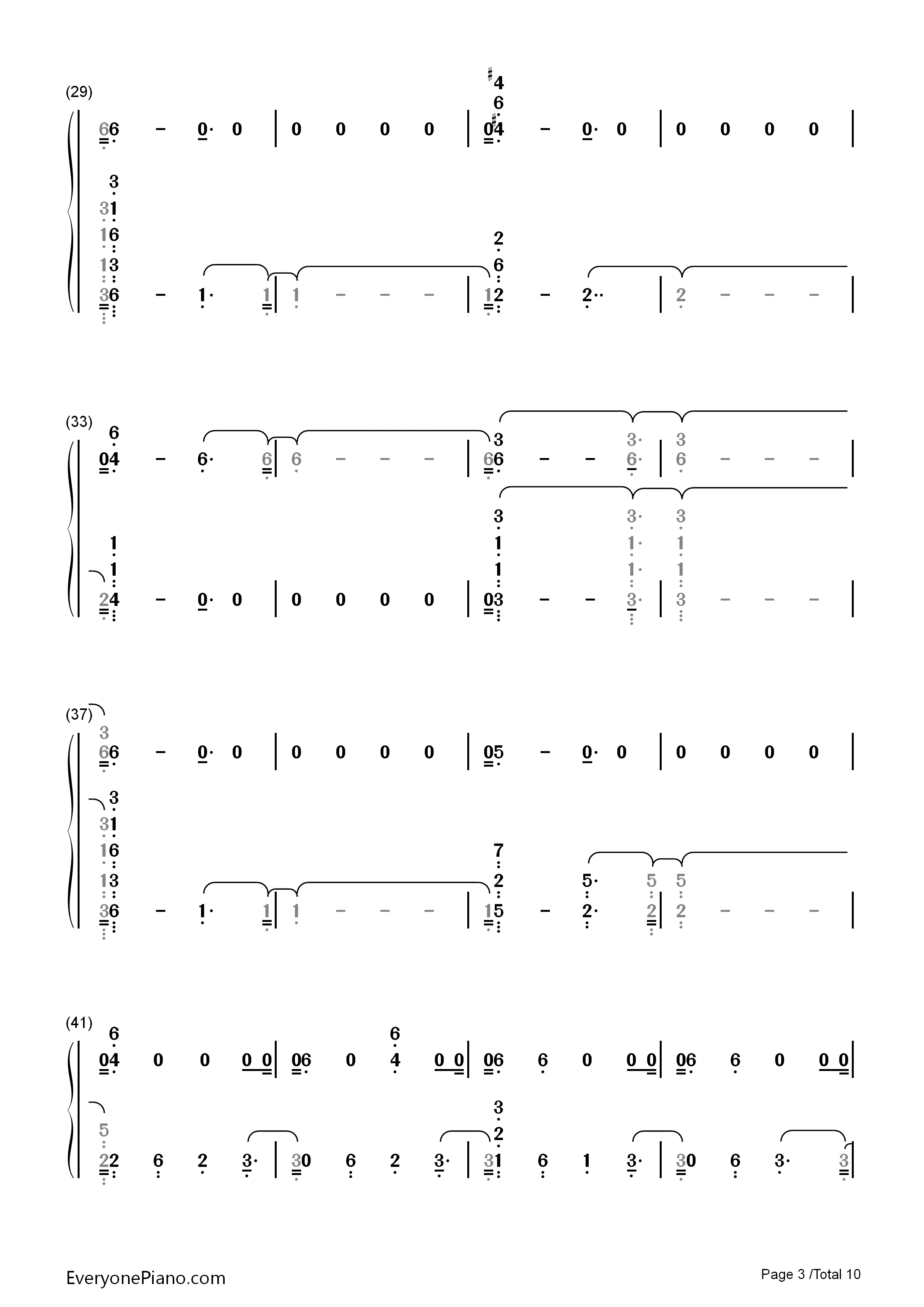 13_Beaches钢琴简谱_Lana_Del_Rey演唱