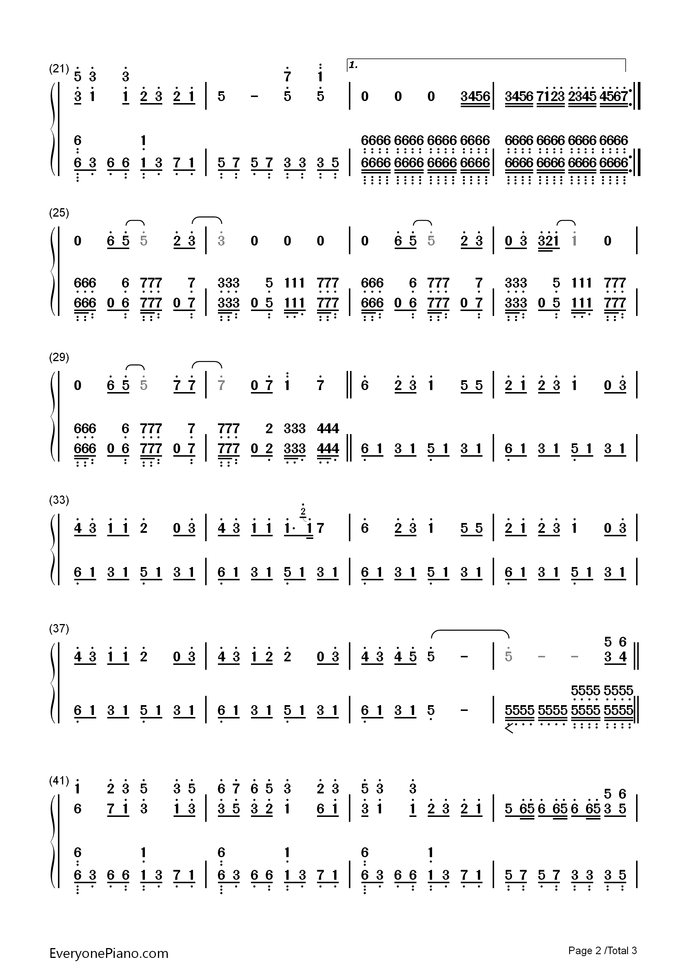 Super_Star钢琴简谱_S.H.E演唱