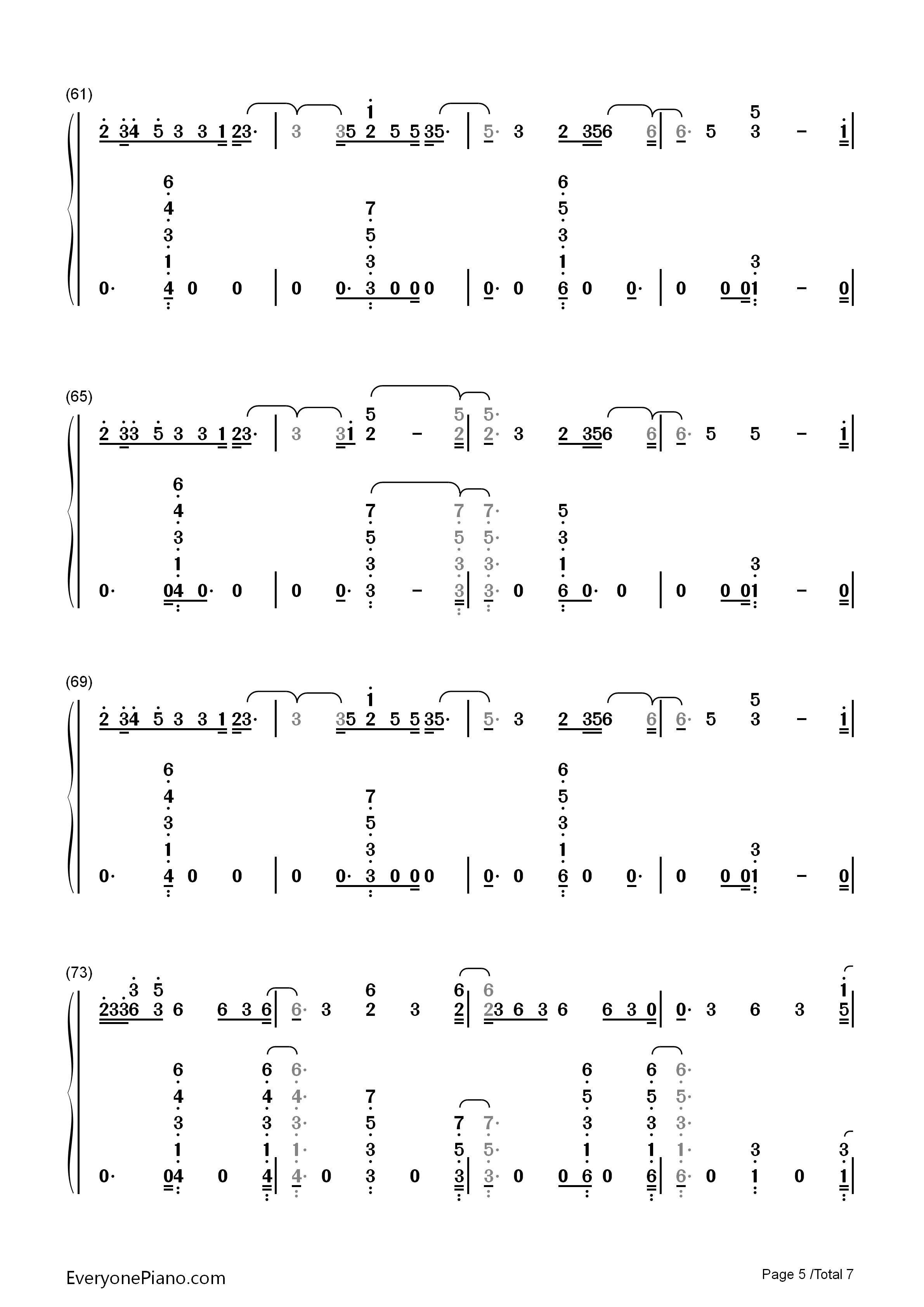 Loyalty钢琴简谱_Kendrick_Lamar_Rihanna演唱