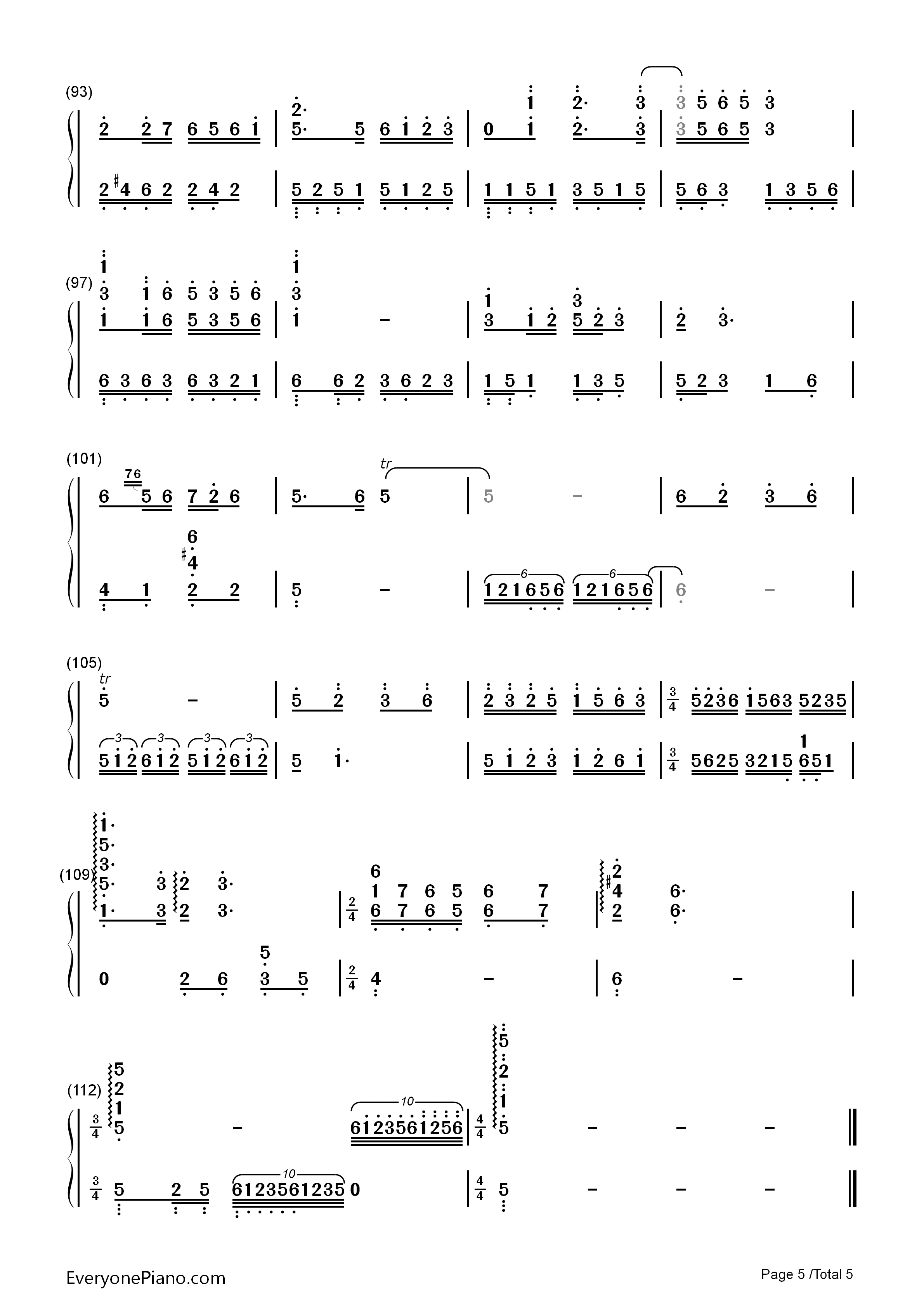 十送红军钢琴简谱_宋祖英演唱