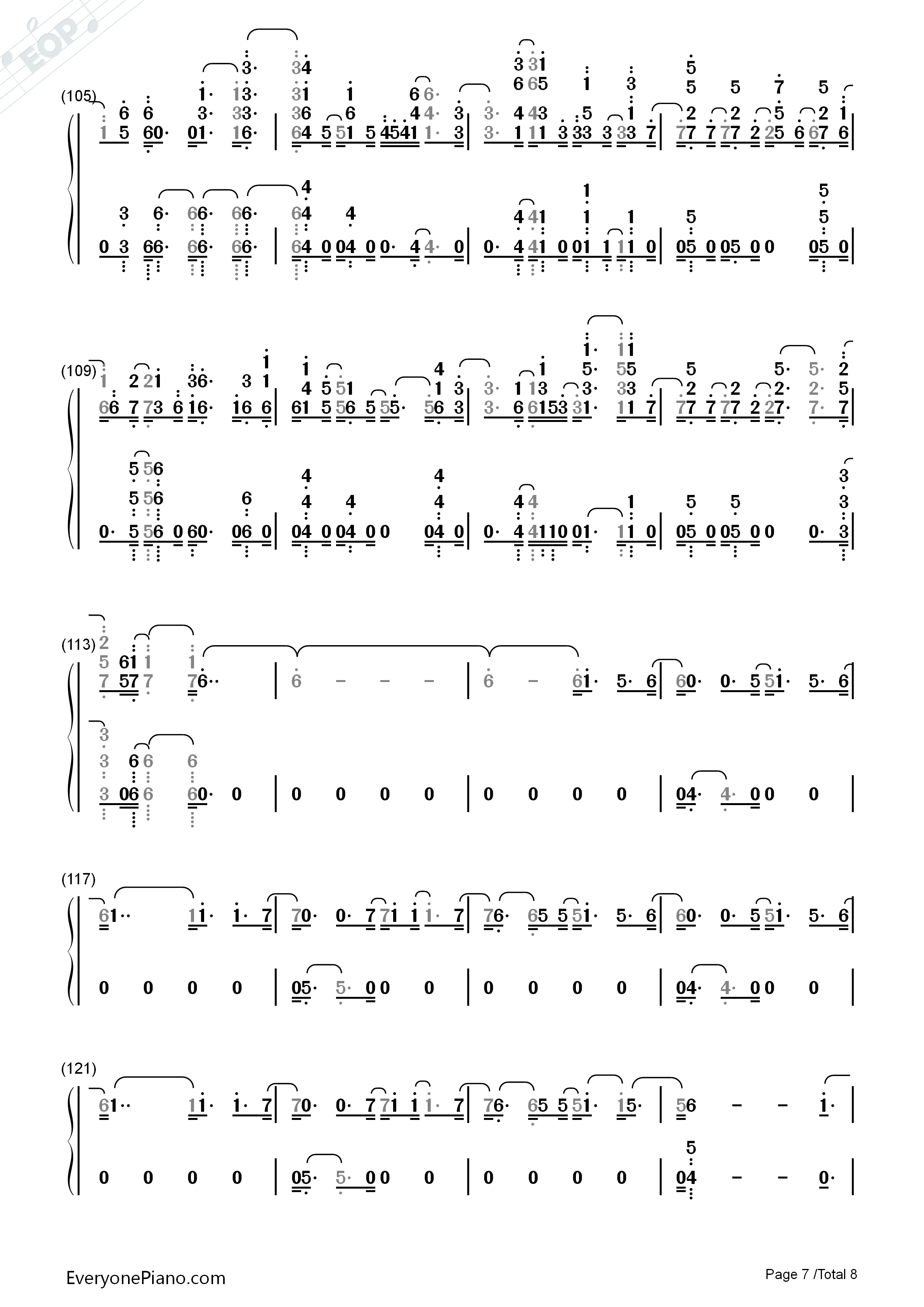 Scared_To_Be_Lonely钢琴简谱_Martin_Garrix_Dua_Lipa演唱