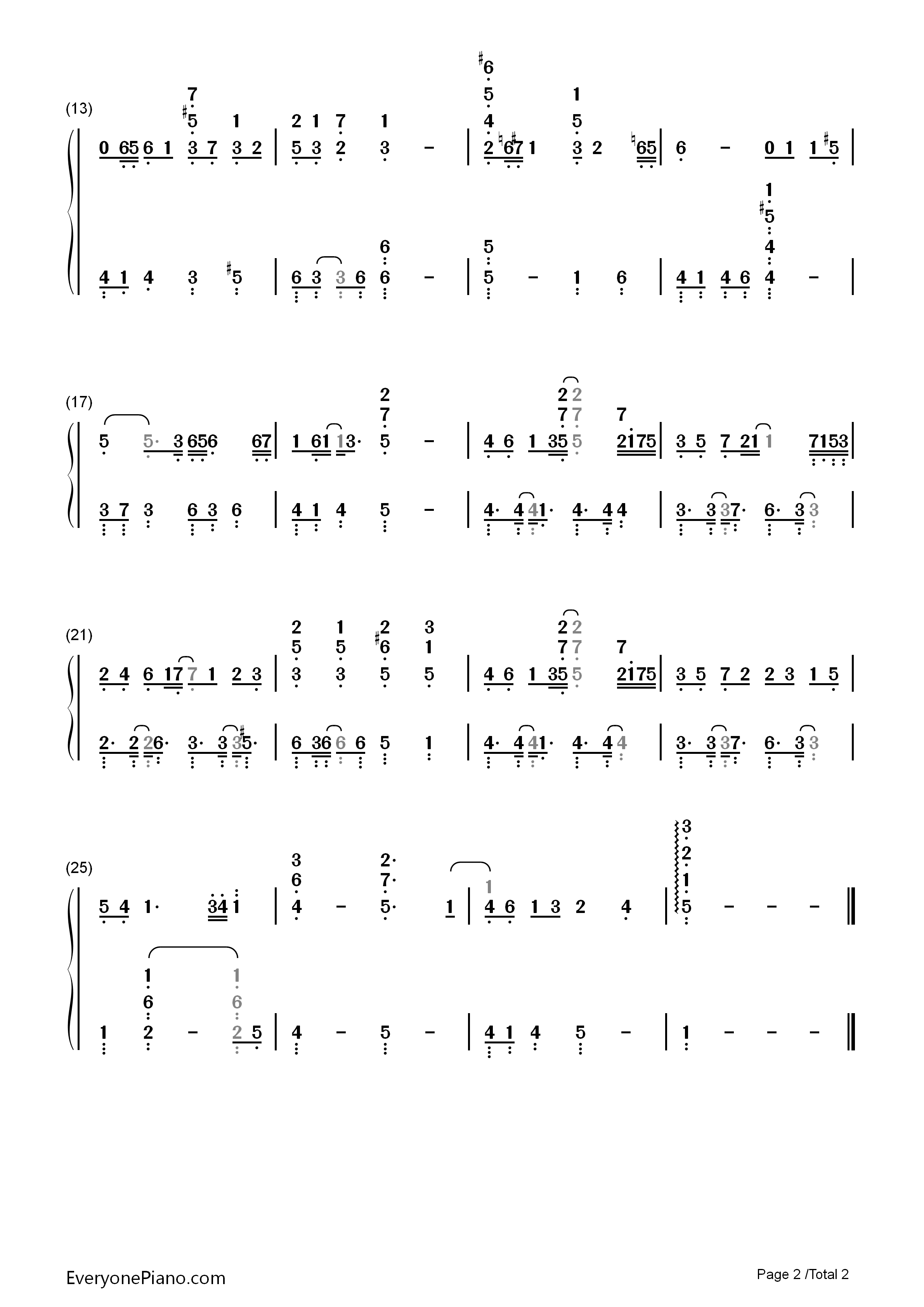 滂沱大雨里钢琴简谱_李若溪演唱