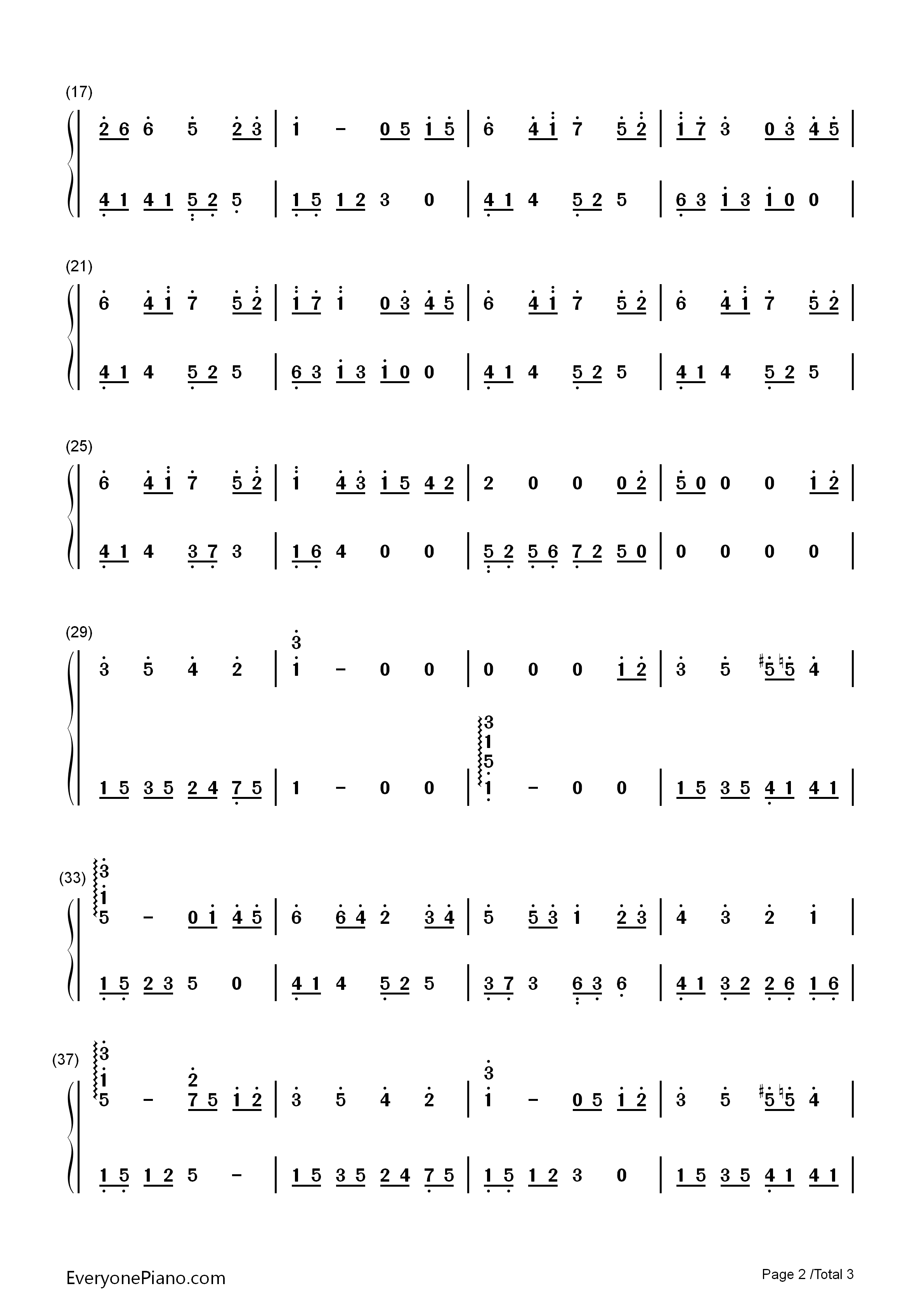 告白钢琴简谱_岩代太郎演唱