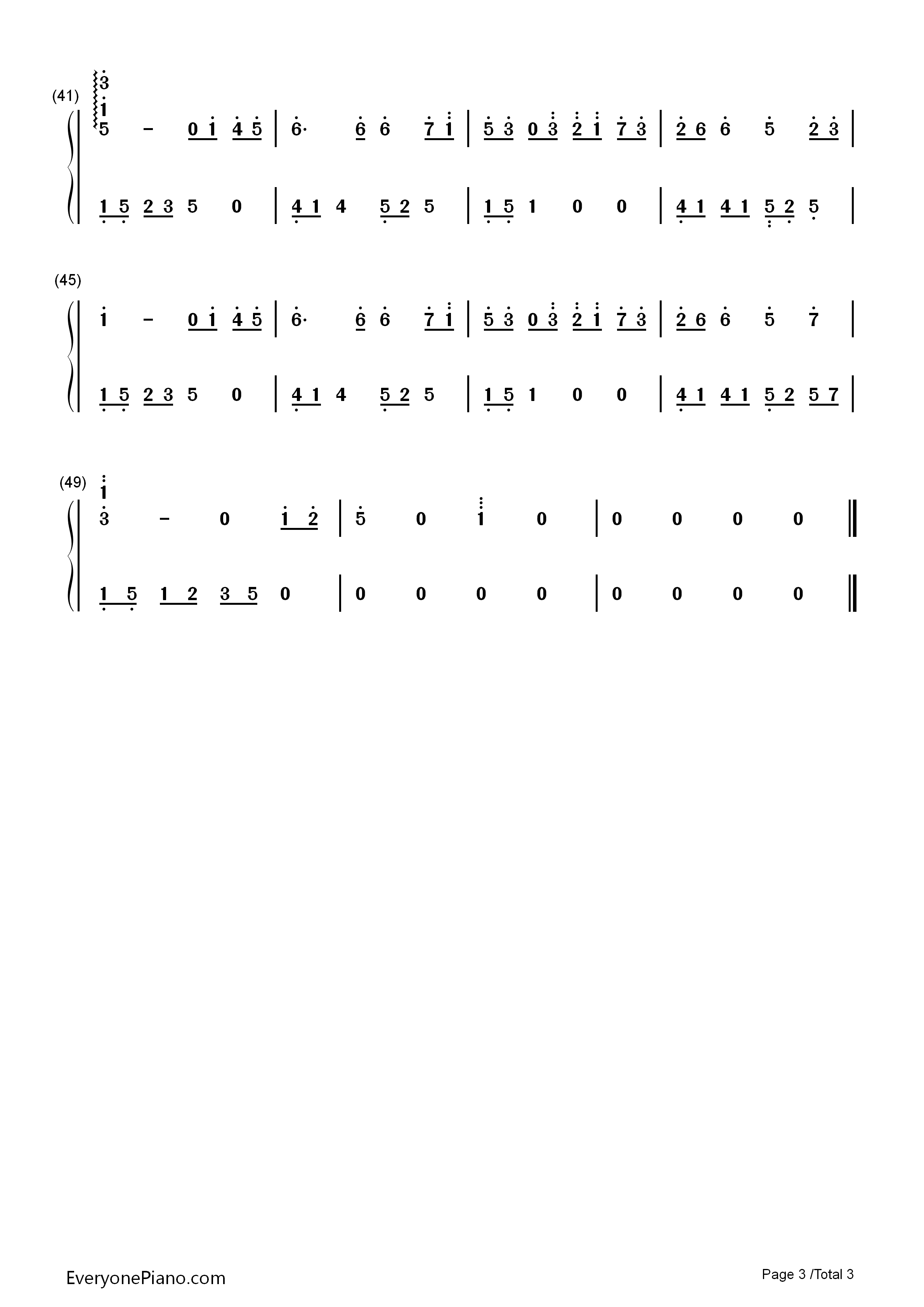 告白钢琴简谱_岩代太郎演唱