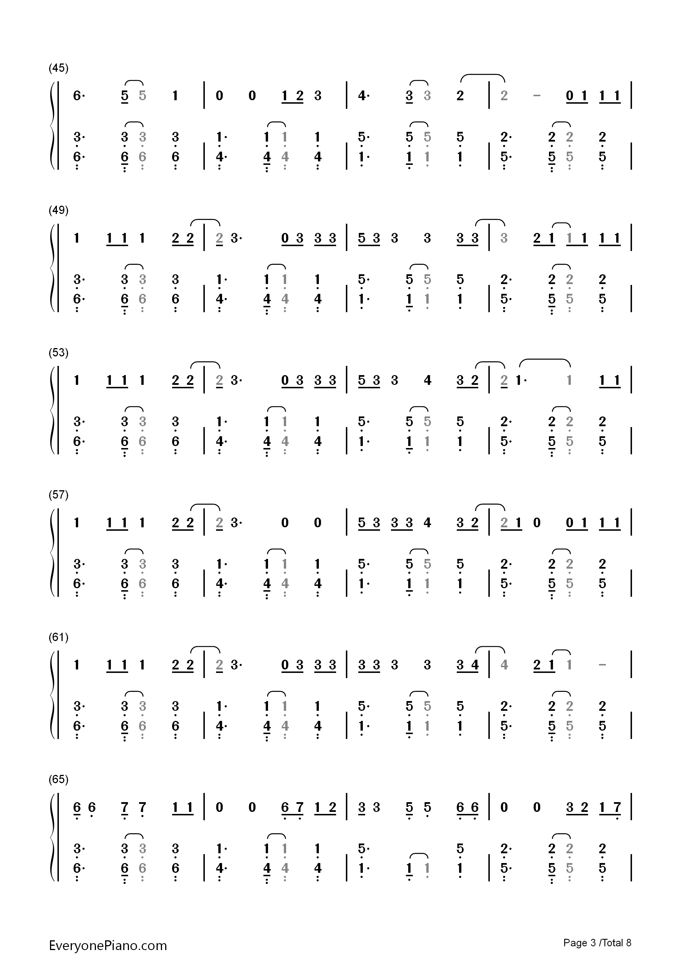 Without_You钢琴简谱_Avicii_Sandro_Cavazza演唱