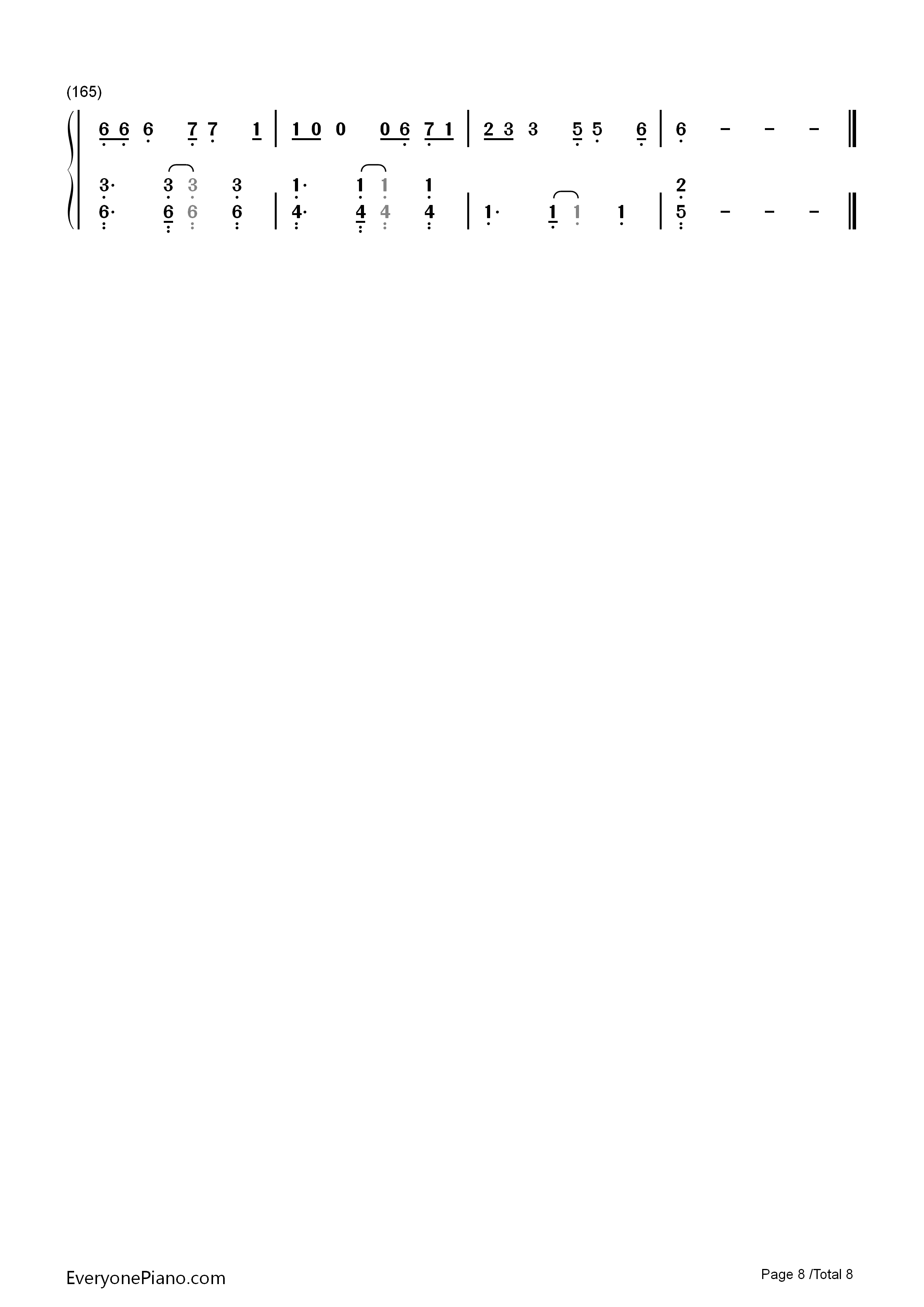 Without_You钢琴简谱_Avicii_Sandro_Cavazza演唱