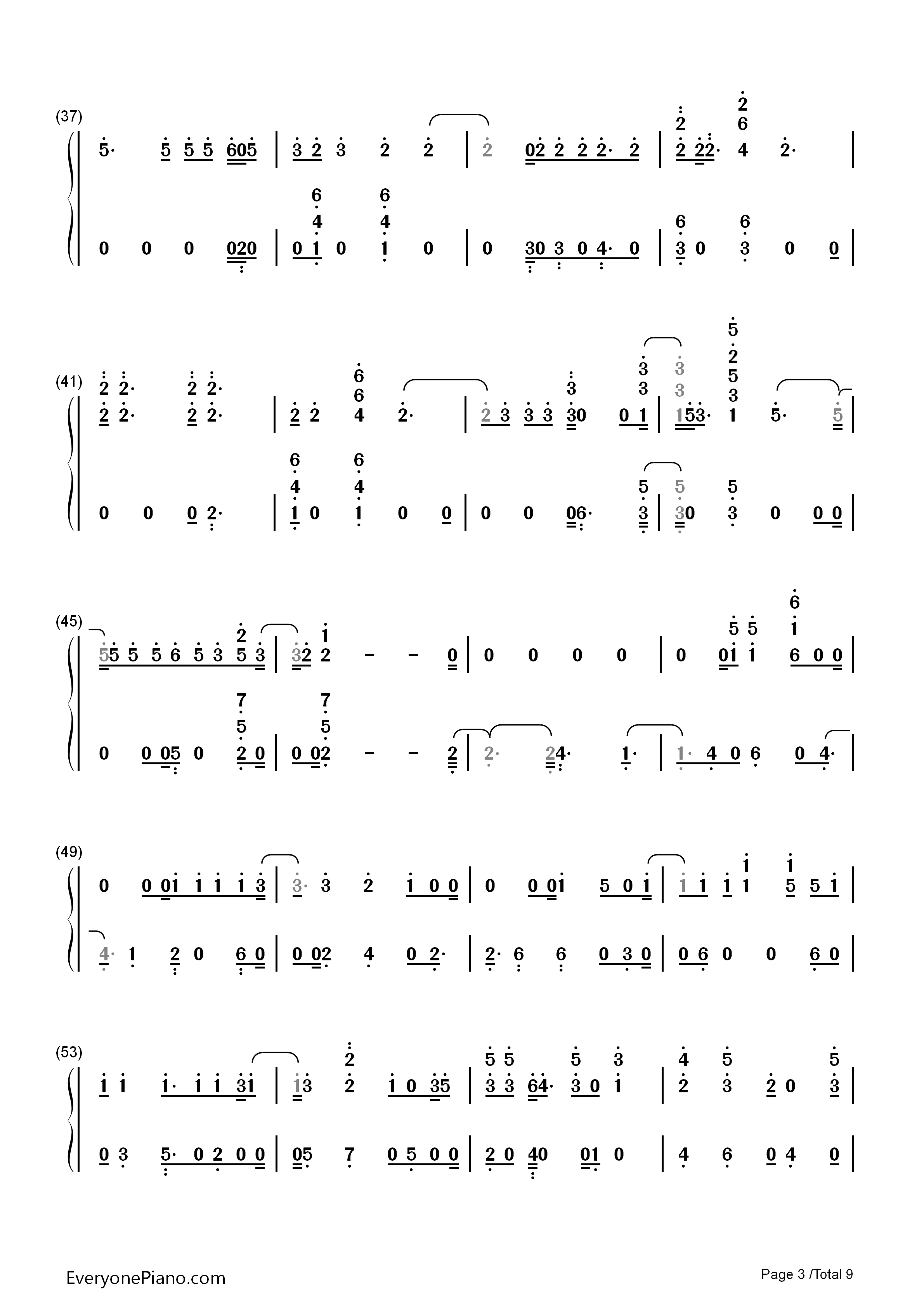 Skrt_On_Me钢琴简谱_Calvin_Harris_Nicki_Minaj演唱