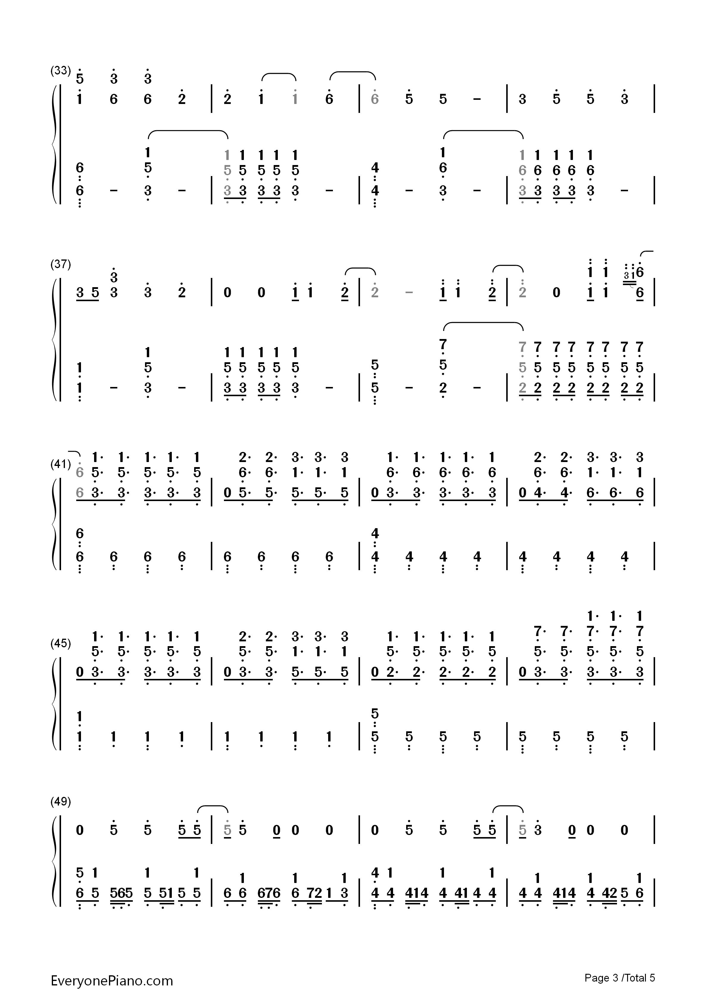 勇敢的我钢琴简谱_金志文演唱