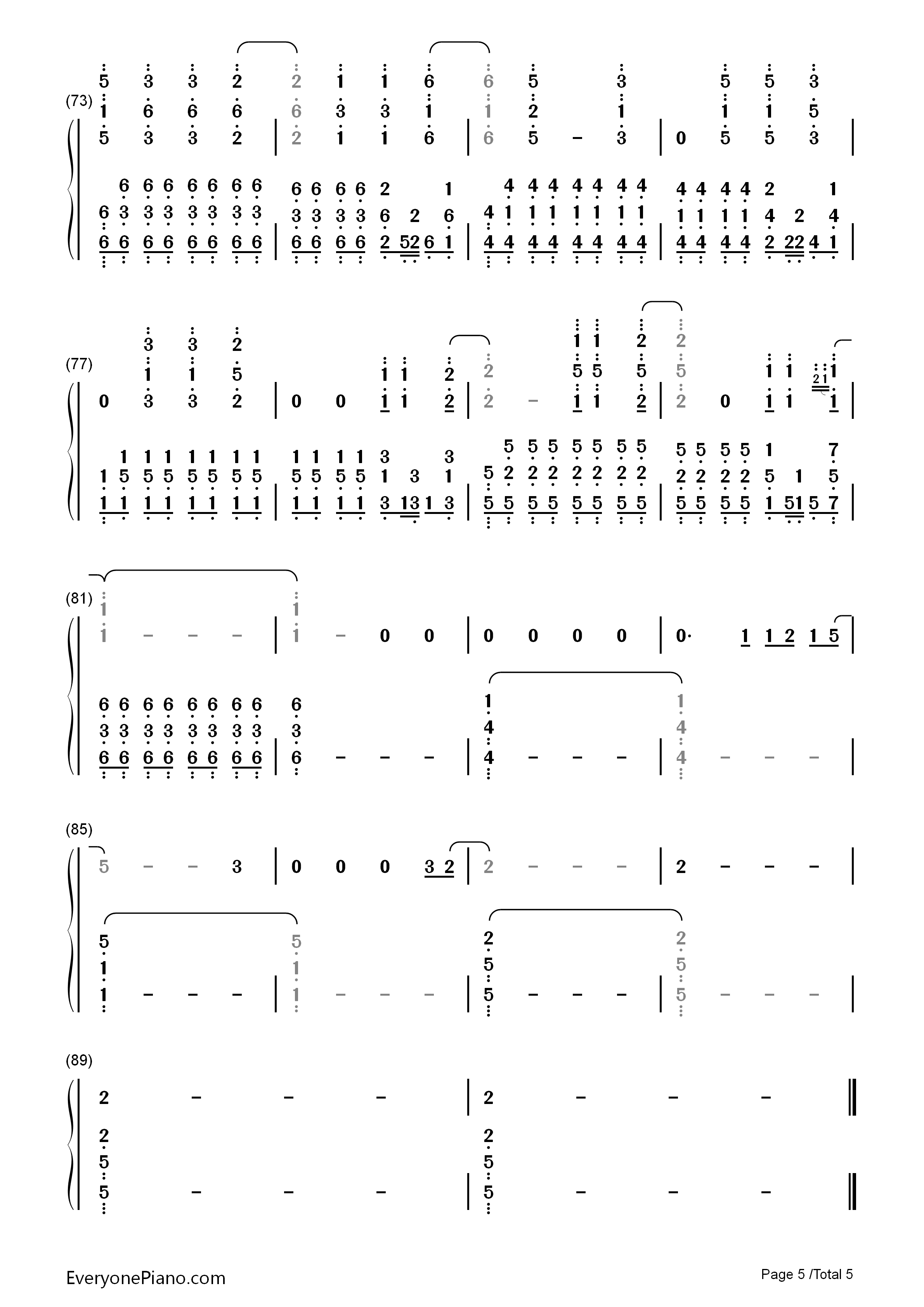 勇敢的我钢琴简谱_金志文演唱