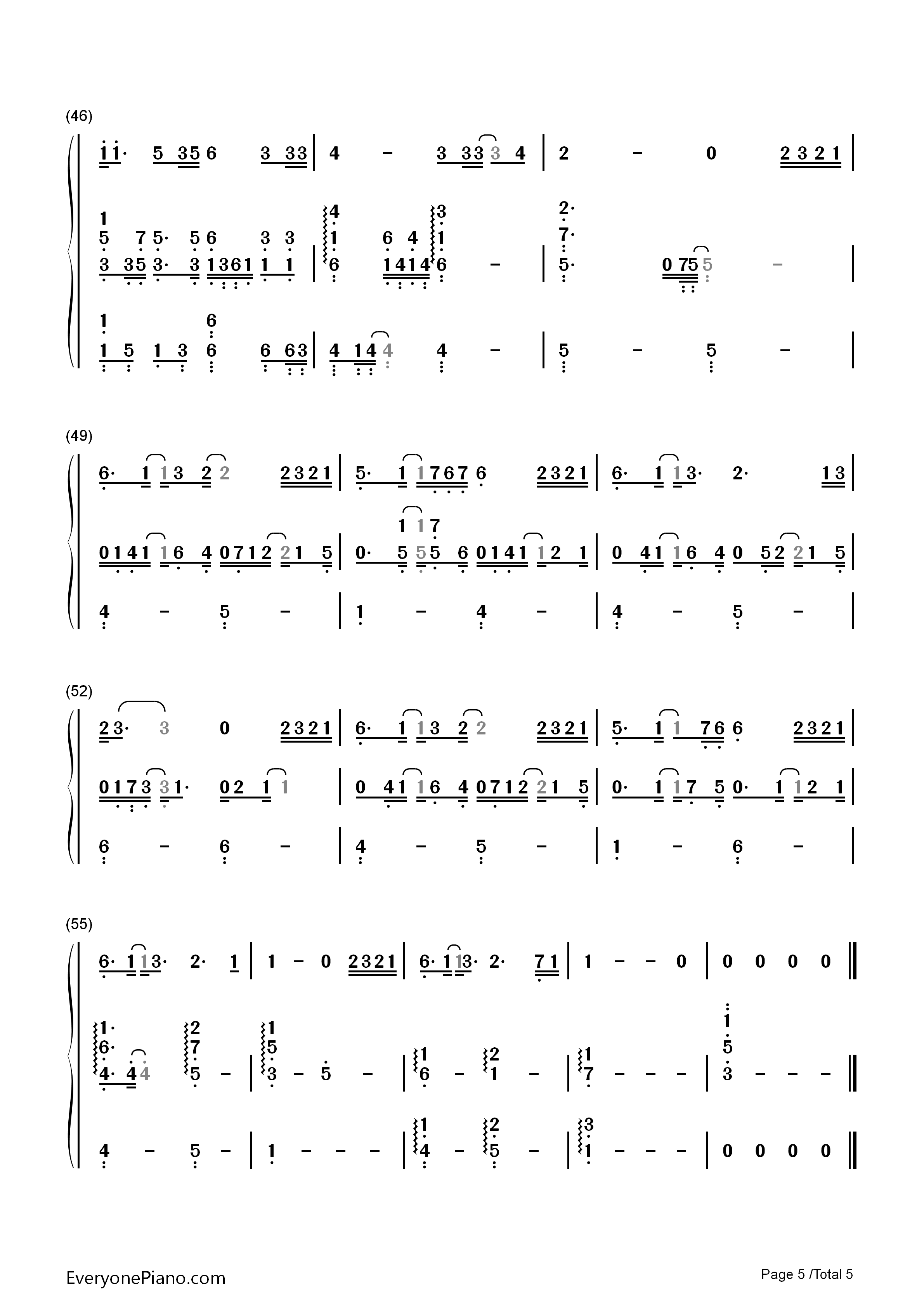 在人间钢琴简谱_王建房演唱