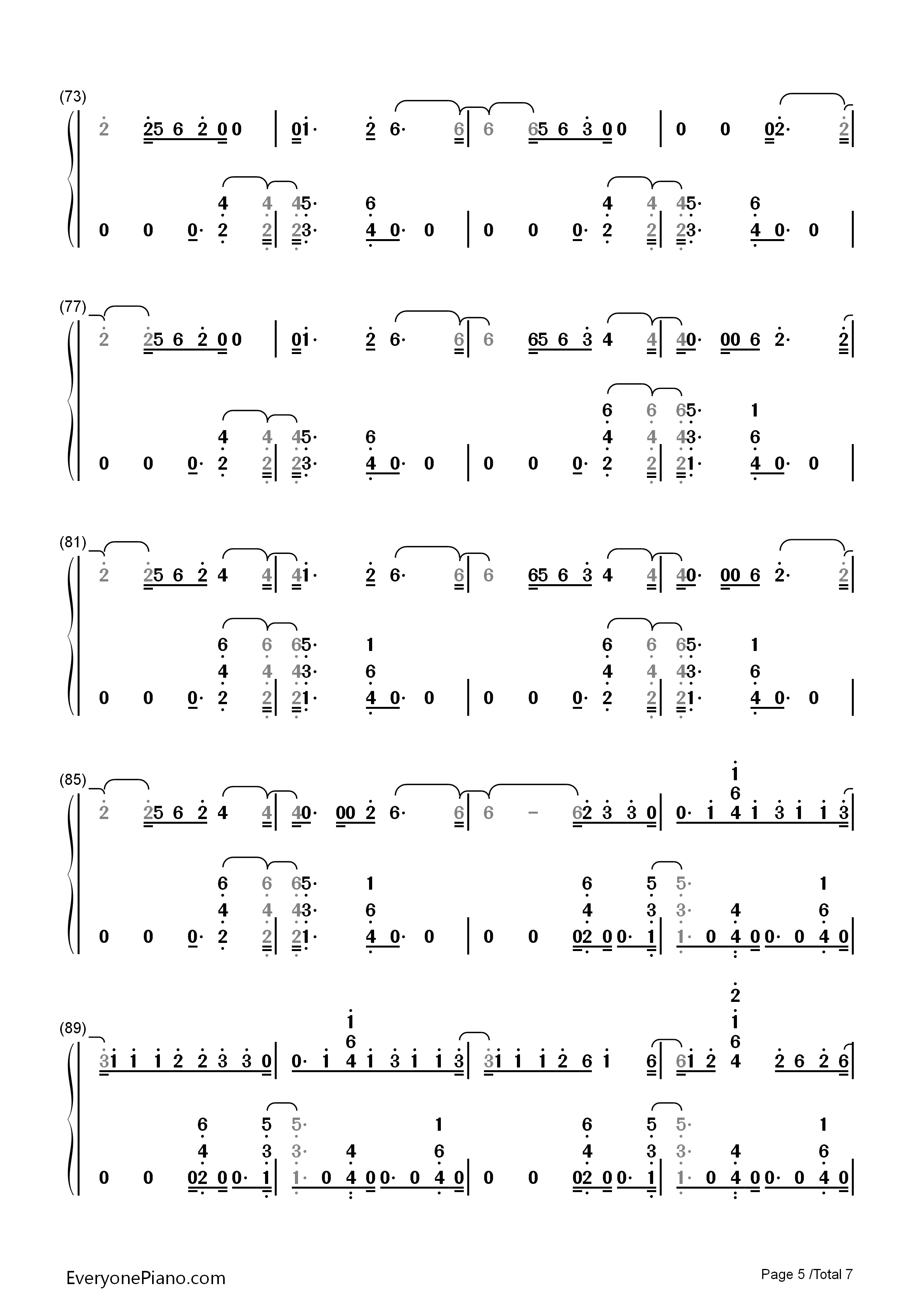 Would_You_Ever钢琴简谱_Skrillex_Poo_Bear演唱